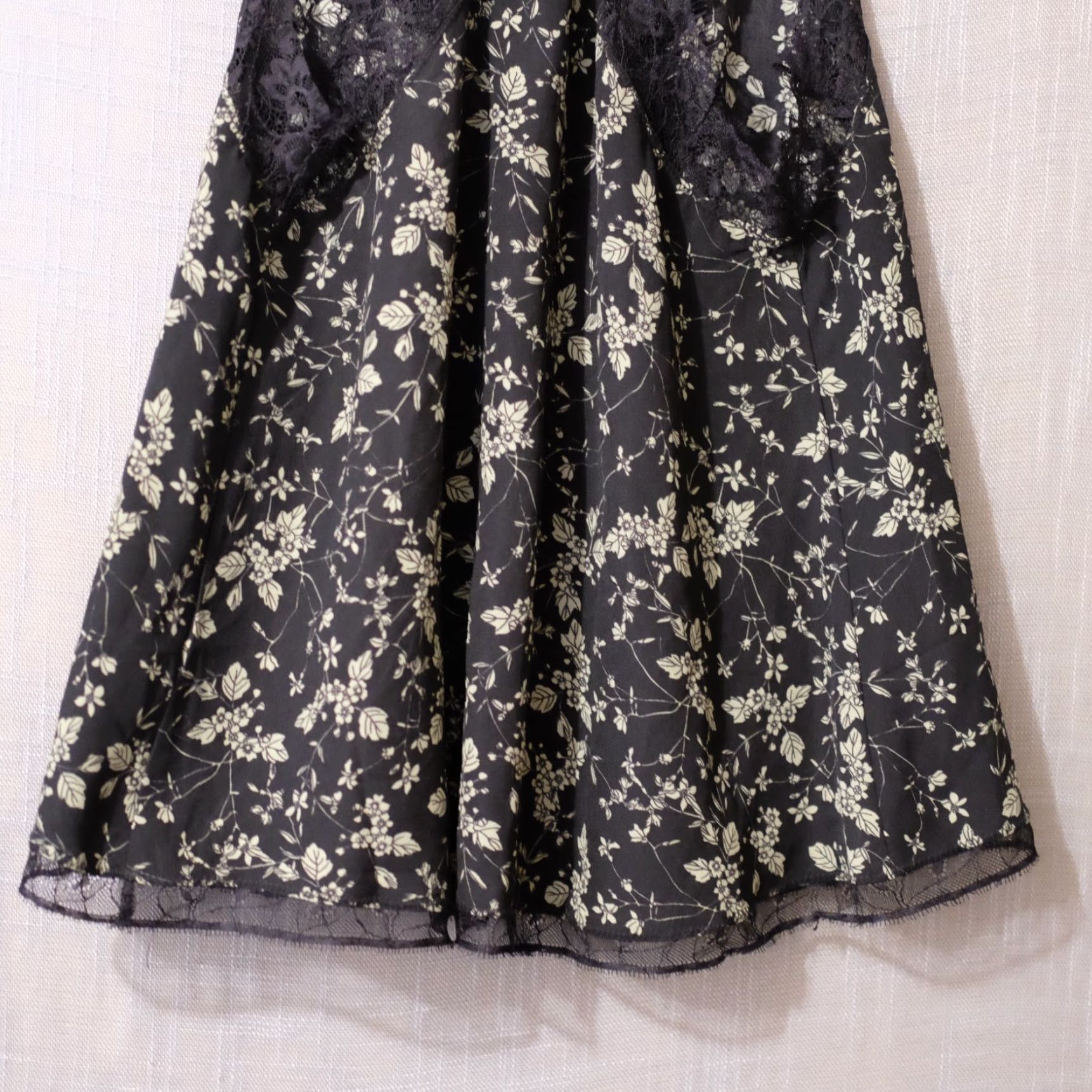 Vintage EUC Reset by Jane Lace trim Spaghetti Strap Cami Top Floral Women's M #H85-8 Size M / US 6-8 / IT 42-44 - 6 Thumbnail