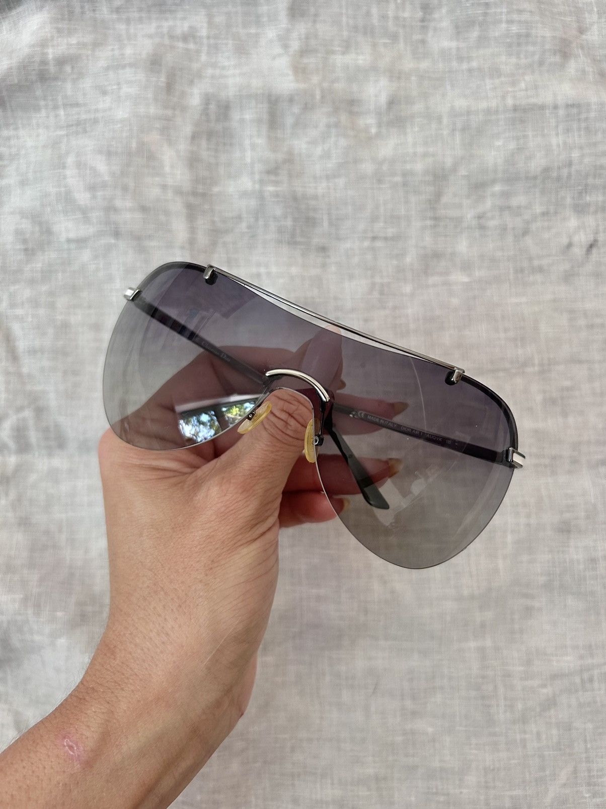 Dior Vintage Dior Shield Sunglasses Size ONE SIZE - 9 Thumbnail