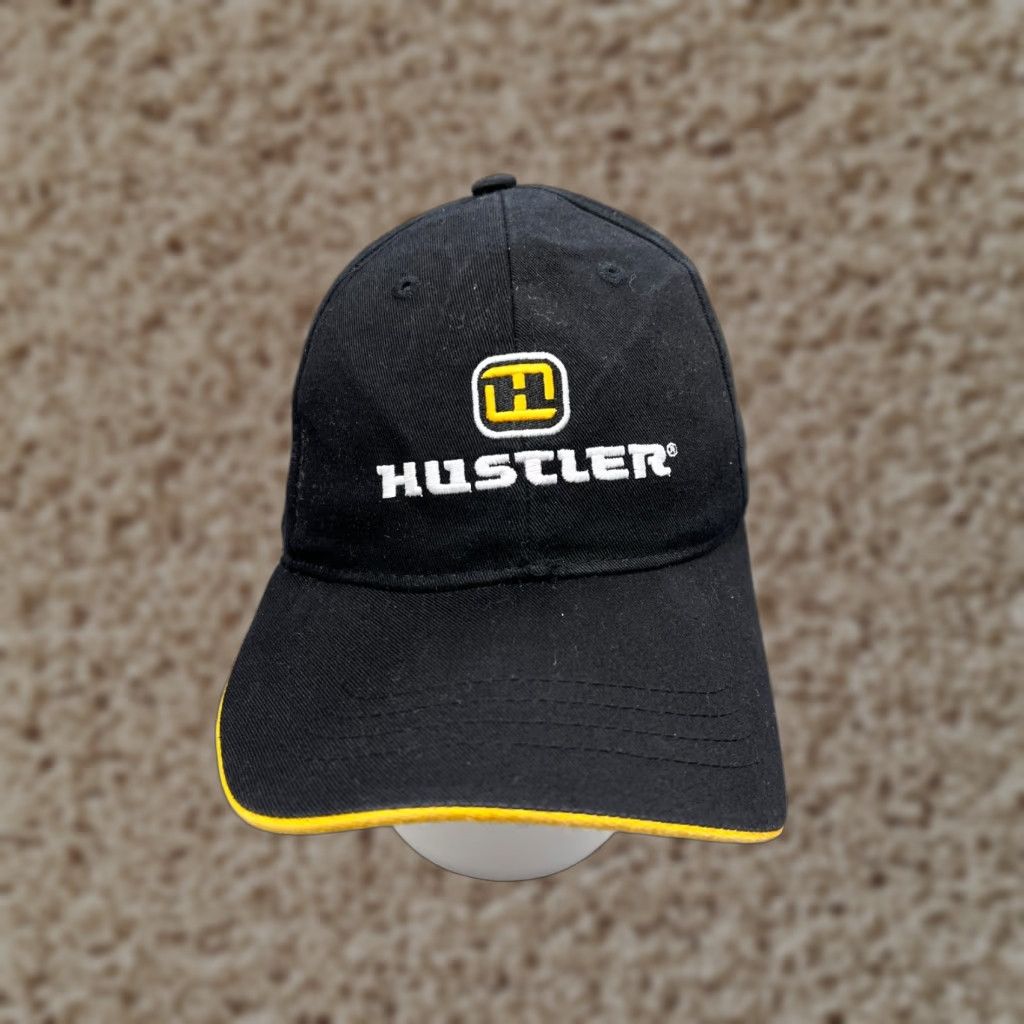Equipment Hustler Outdoor Equipment Baseball Cap Adjustable Lightweight Cotton Black One Size Mens Size ONE SIZE - 1 Thumbnail