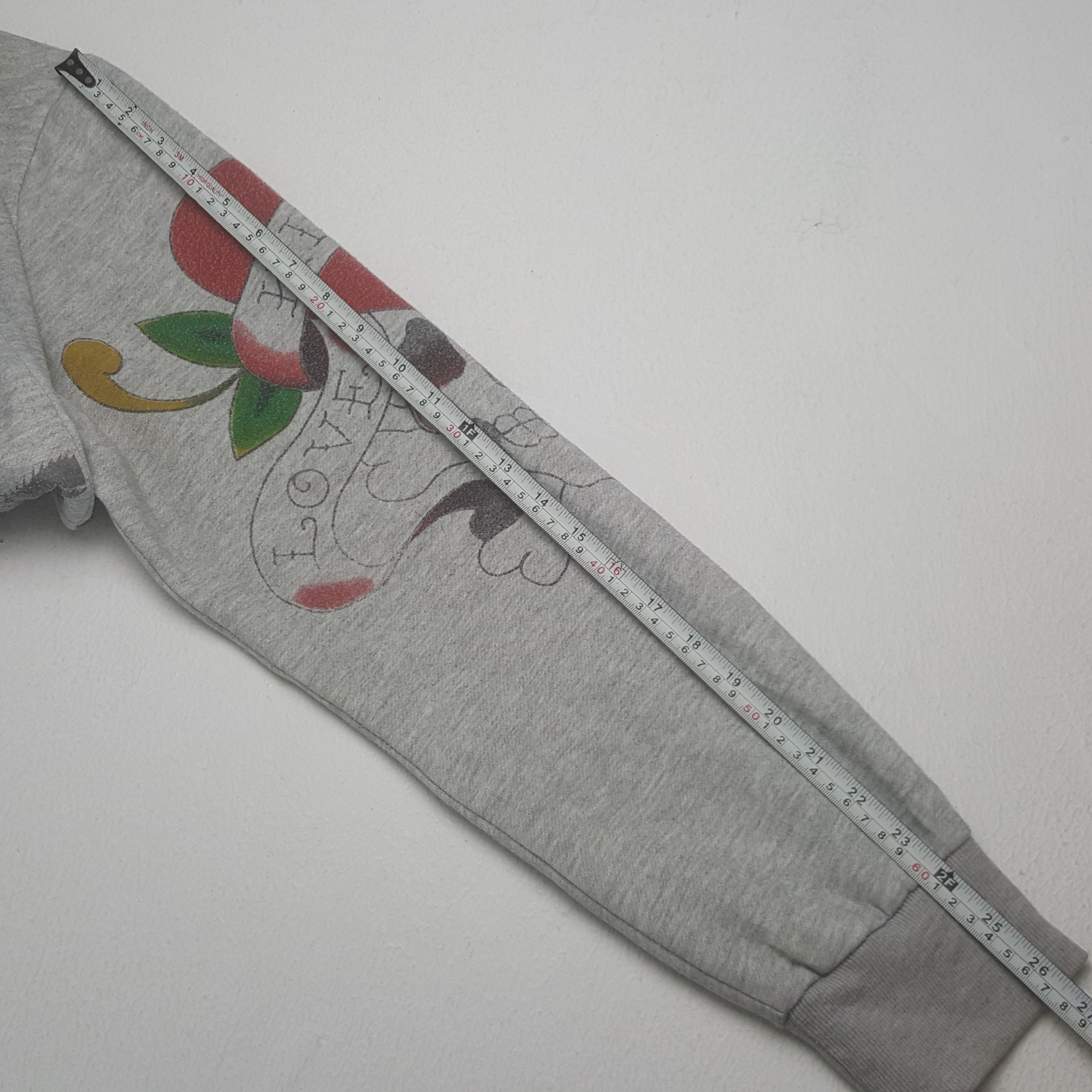 Christian Audigier × Ed Hardy × Vintage Vintage Ed Hardy Zipper Jacket With Hoodies Size US M / EU 48-50 / 2 - 8 Thumbnail