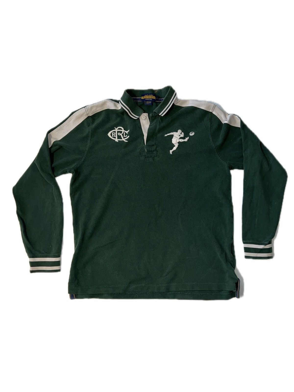 Rugby Ralph Lauren Vintage Rugby Ralph Lauren Longsleeve Polo Size US L / EU 52-54 / 3 - 4 Thumbnail