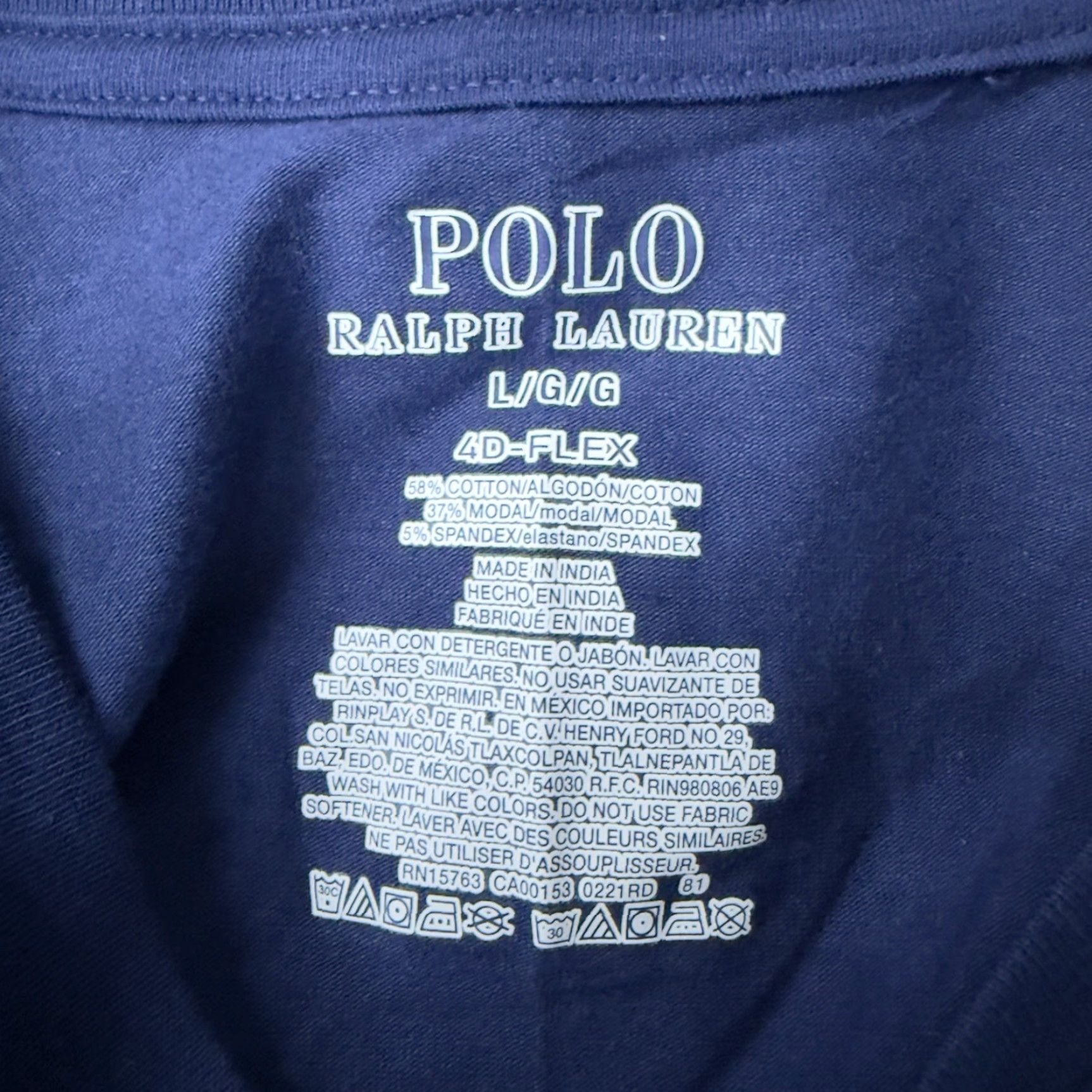 Ralph Lauren Ralph Lauren Blue Casual Tee Mens L T-Shirt Blues Regular Fit size L Men Size US L / EU 52-54 / 3 - 4 Thumbnail