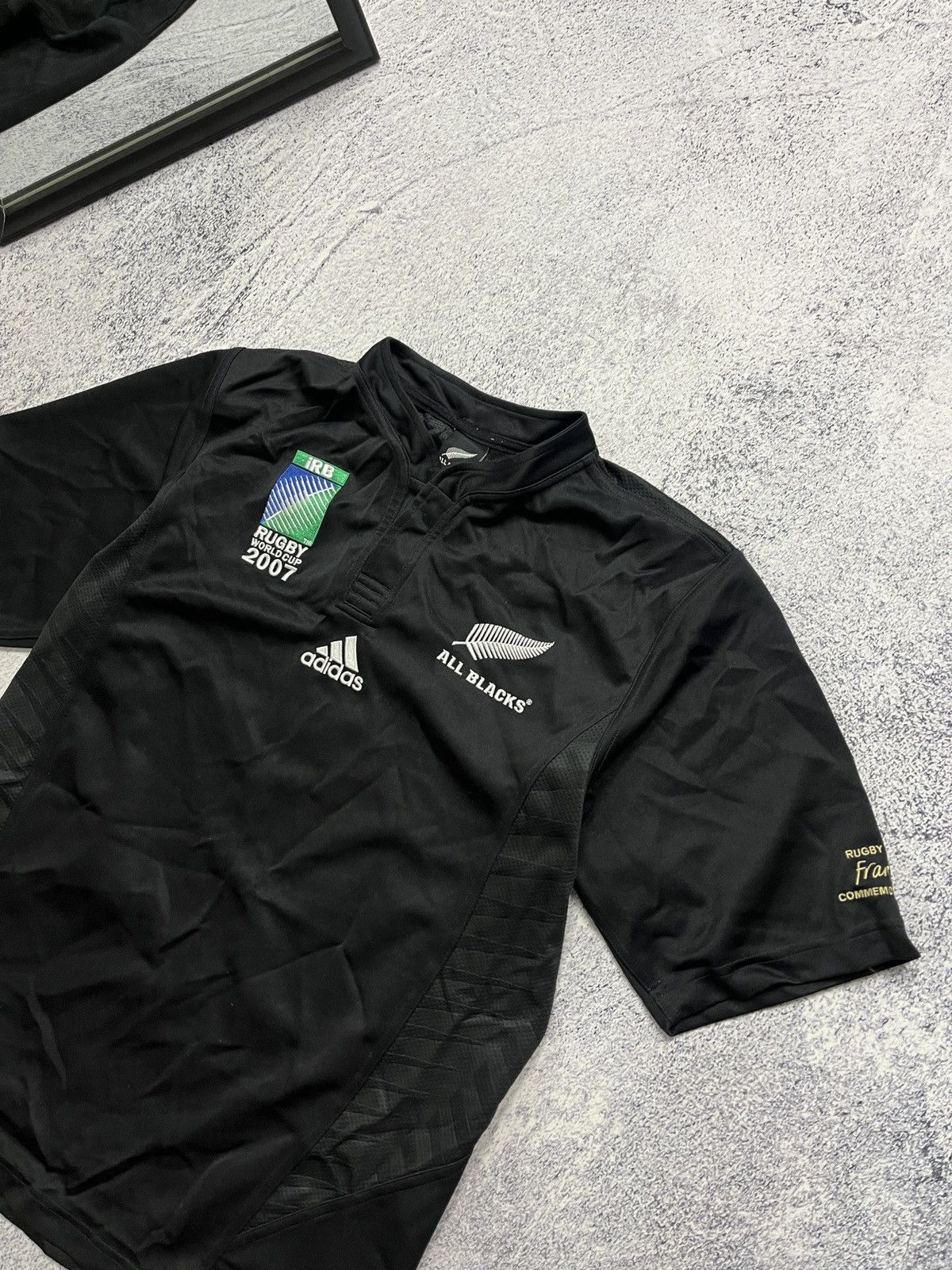 Adidas × Vintage New Zealand All Blacks Adidas World Cup 2007 Rugby Jersey Size US M / EU 48-50 / 2 - 4 Thumbnail