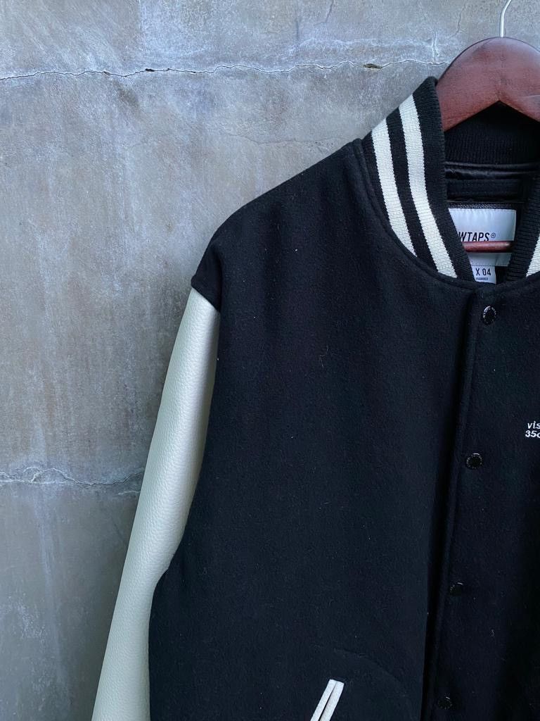 Wtaps Club Melton Varsity Jacket Size US XL / EU 56 / 4 - 4 Thumbnail