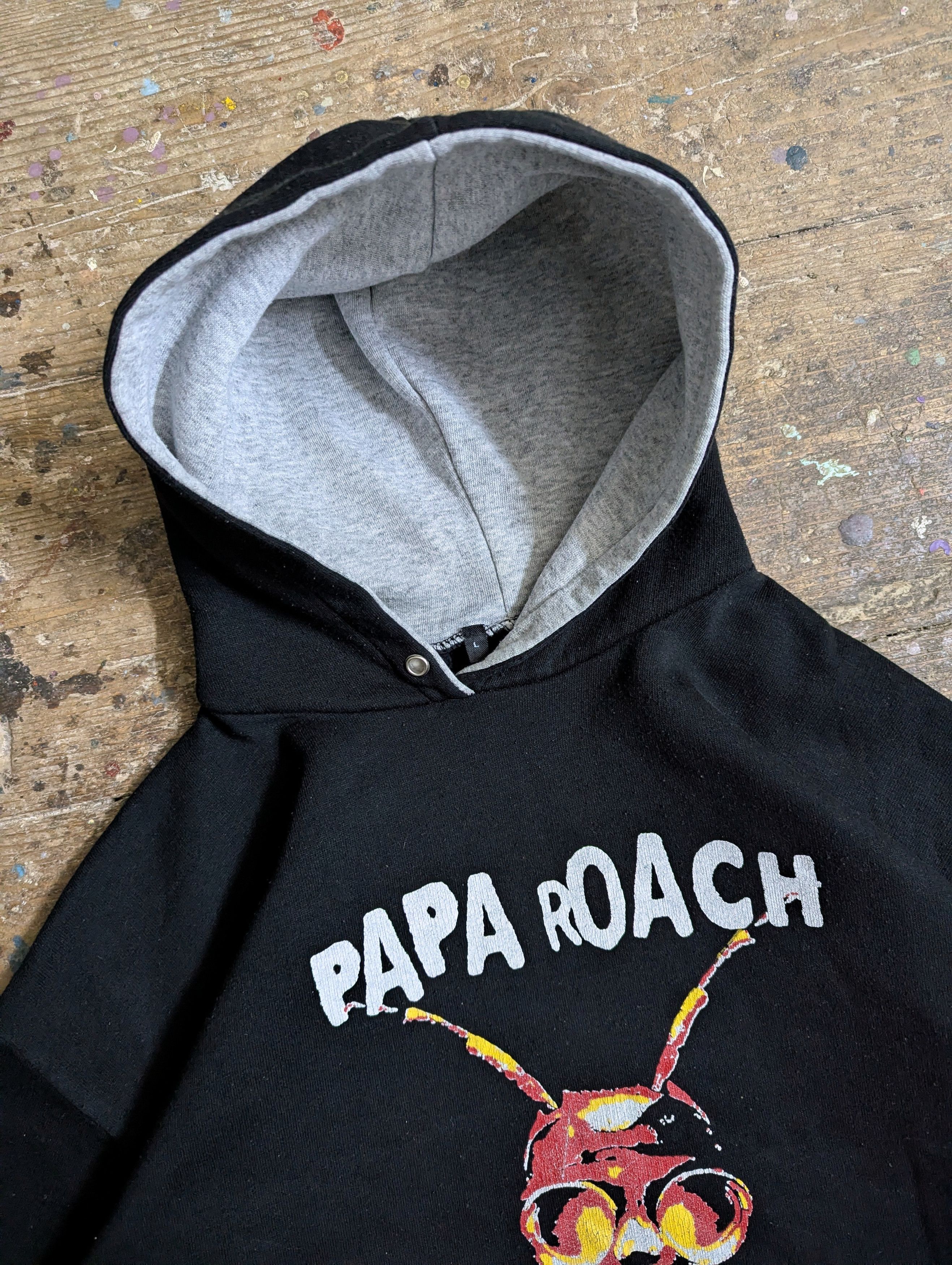 Band Tees 00s Papa Roach Infest Bootleg Cropped Promo Hoodie Size US M / EU 48-50 / 2 - 3 Thumbnail