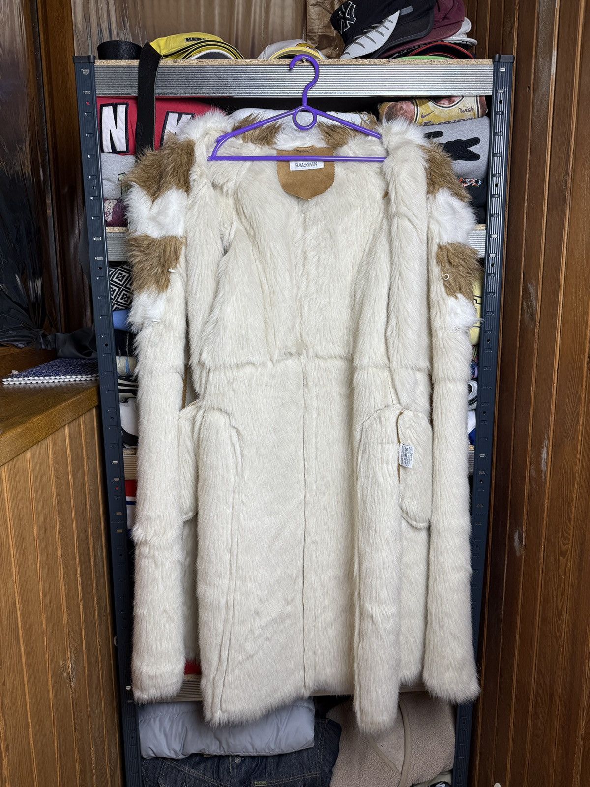 Balmain Crazy Luxury Balmain Brown Sheepskin Coat Size M / US 6-8 / IT 42-44 - 9 Thumbnail