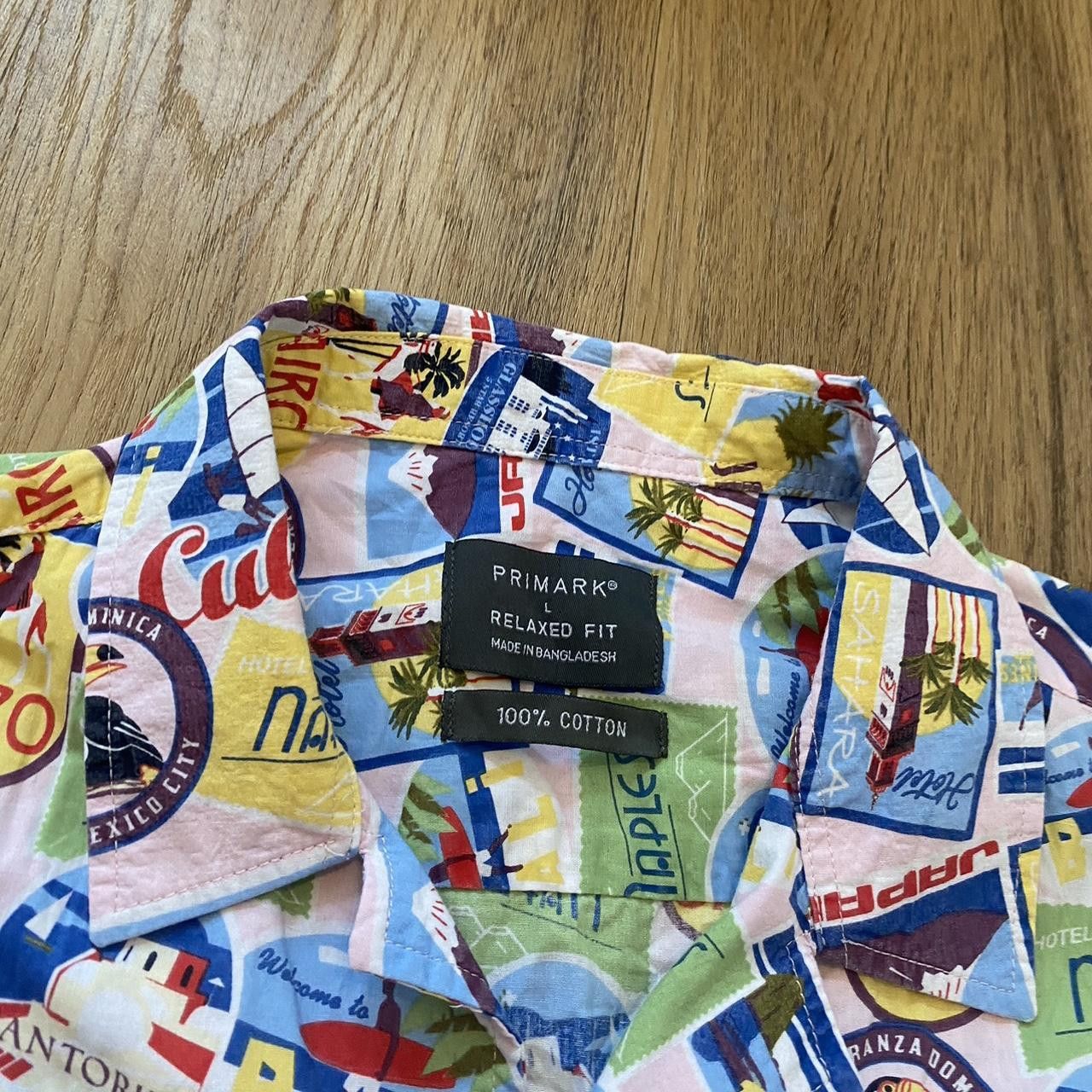 Other Crazy all over print Hawaiian shirt in white Size US L / EU 52-54 / 3 - 4 Thumbnail