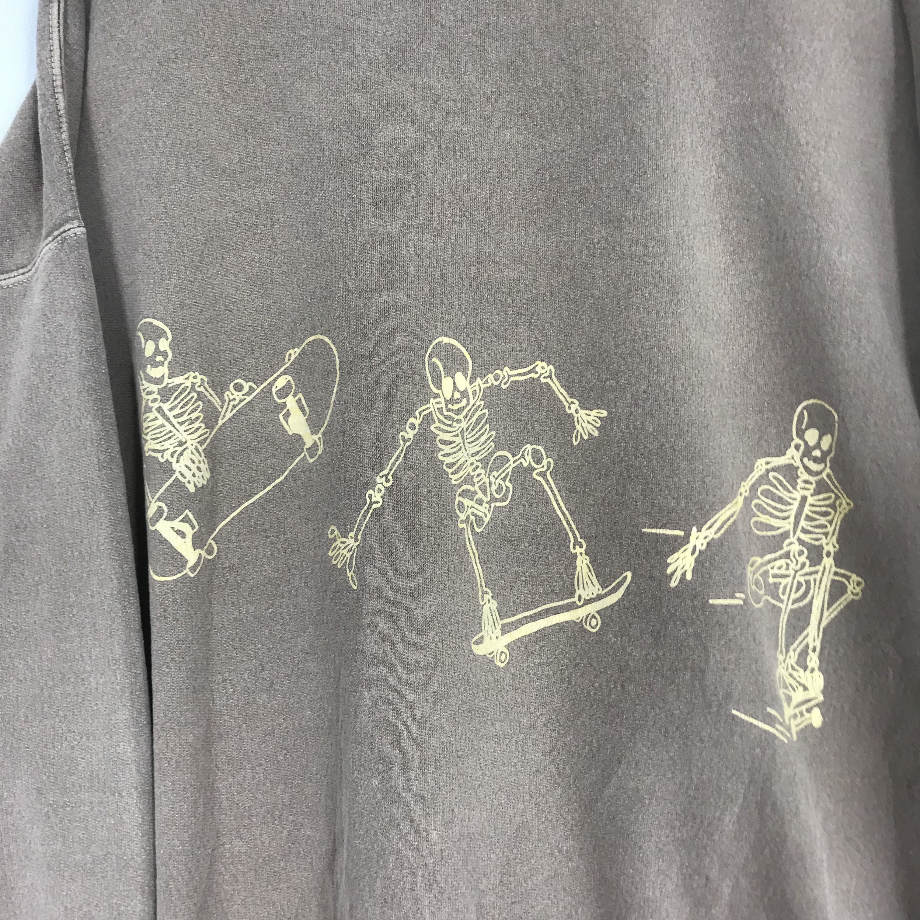 Japanese Brand Vintage skeleton graphic skateboard - 66 Size US XL / EU 56 / 4 - 7 Thumbnail