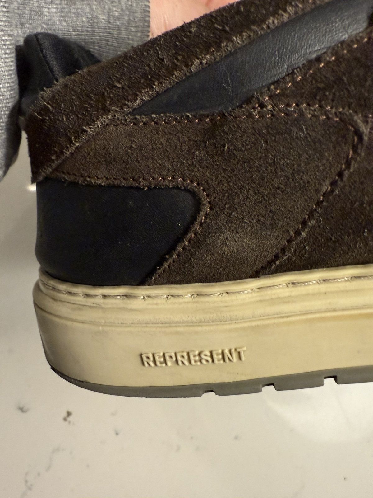 Represent Clo. Represent Reptor Low Brown Black sneaker Size US 12 / EU 45 - 2 Thumbnail