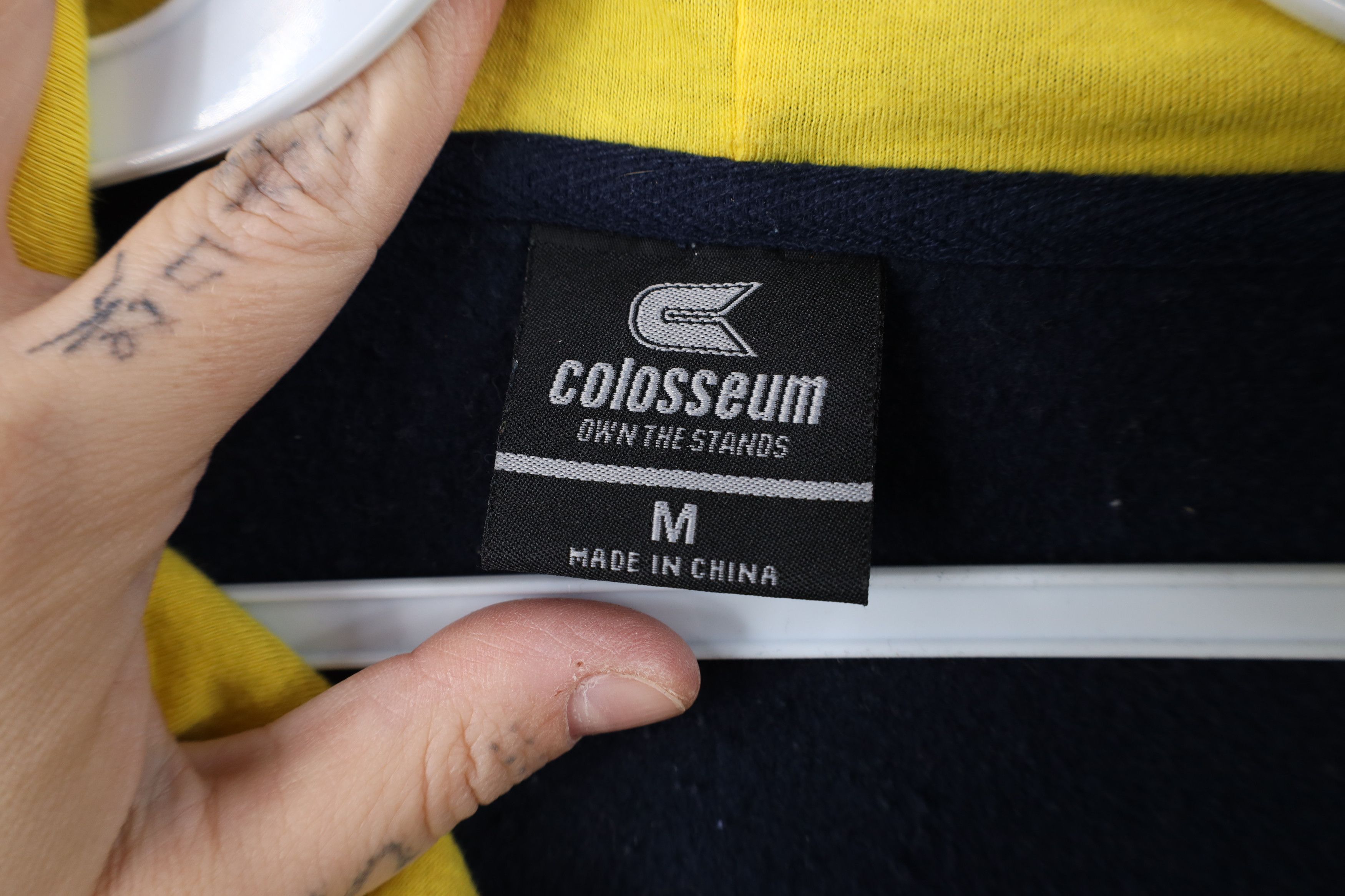 Vintage Vintage Y2K University of Michigan Hoodie Sweatshirt Blue Size US M / EU 48-50 / 2 - 8 Thumbnail