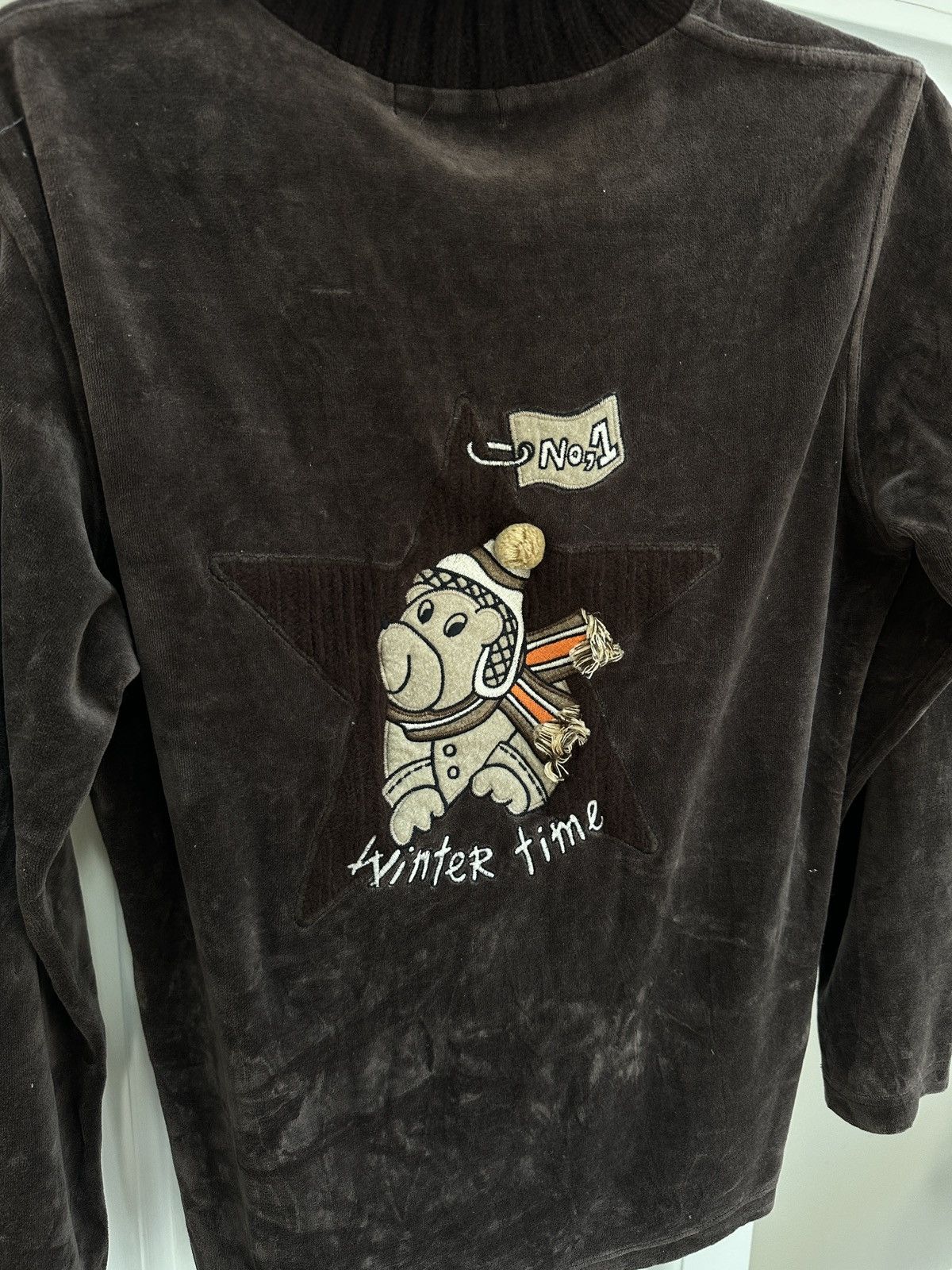 Jean Charles De Castelbajac Jean Charles de Castelbajac Turtleneck Velvet Sweater Size US S / EU 44-46 / 1 - 3 Thumbnail