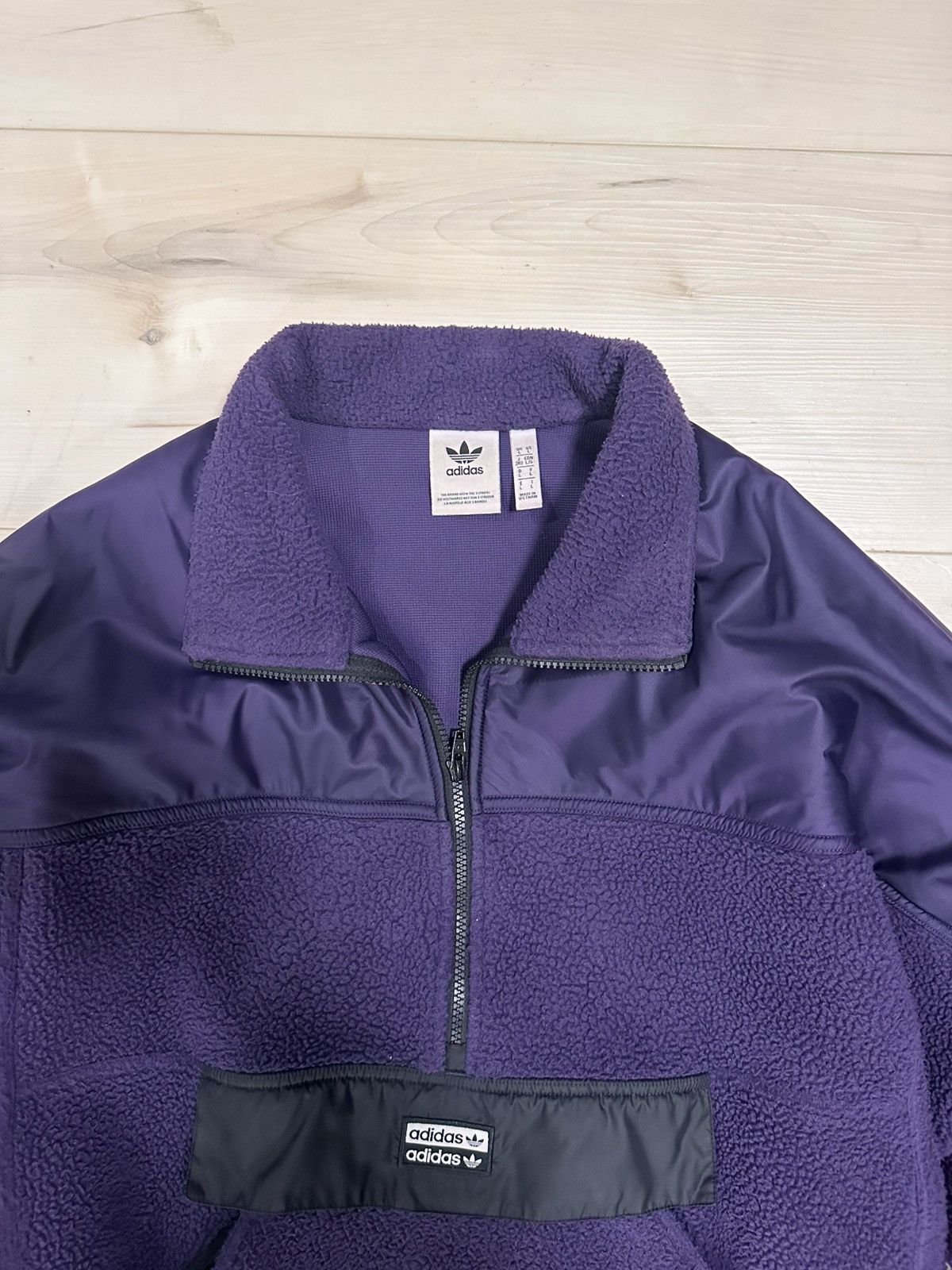 Adidas Vintage adidas fleece jacket Size US L / EU 52-54 / 3 - 2 Thumbnail