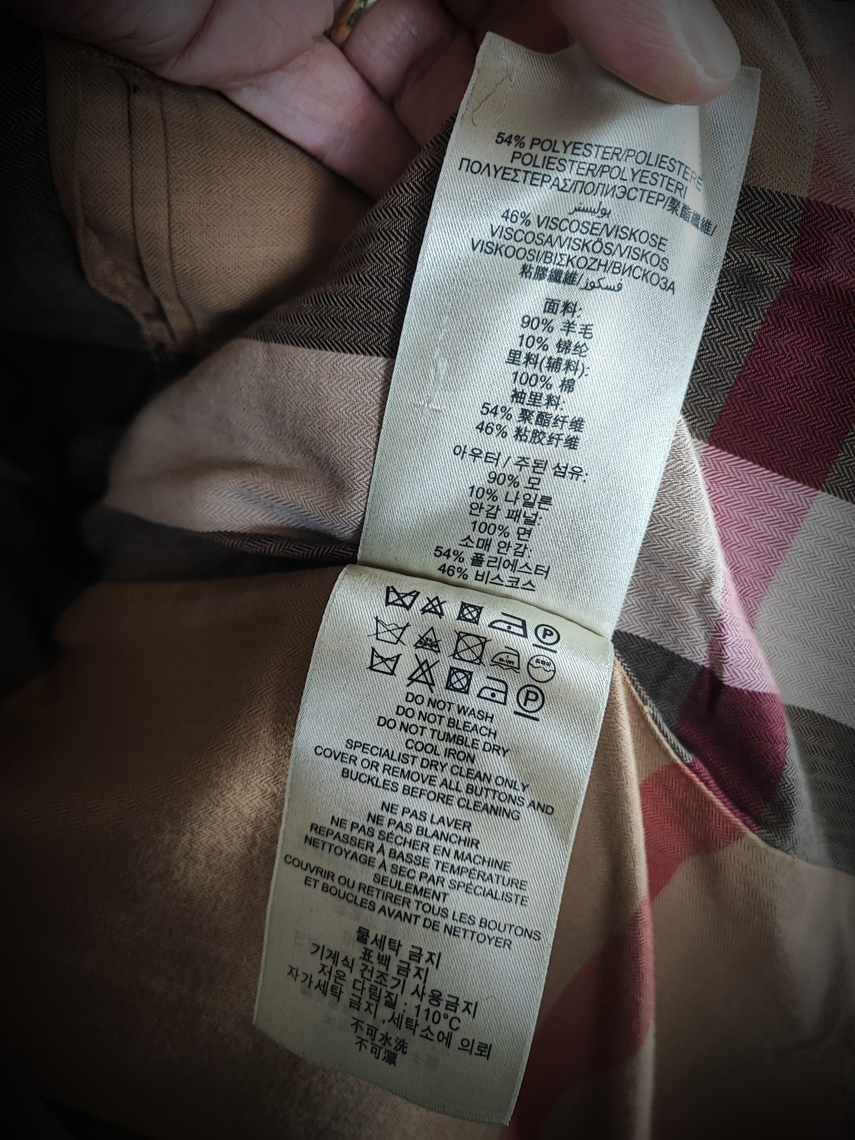 Burberry 🔥 Burberry Trench-coat Wool Size L🔥 Size US L / EU 52-54 / 3 - 9 Thumbnail