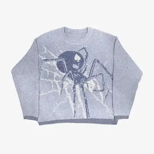Japanese Brand × Vintage "Spider" Oversized Knitted Sweater Sweatshirt Pullover Size US L / EU 52-54 / 3 - 3 Thumbnail