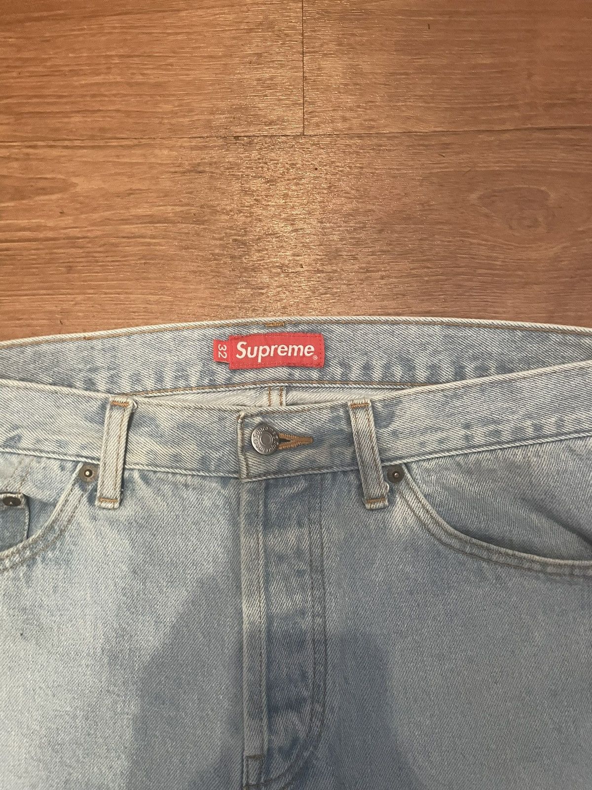 Supreme Supreme stone washed denim Size US 32 / EU 48 - 2 Thumbnail