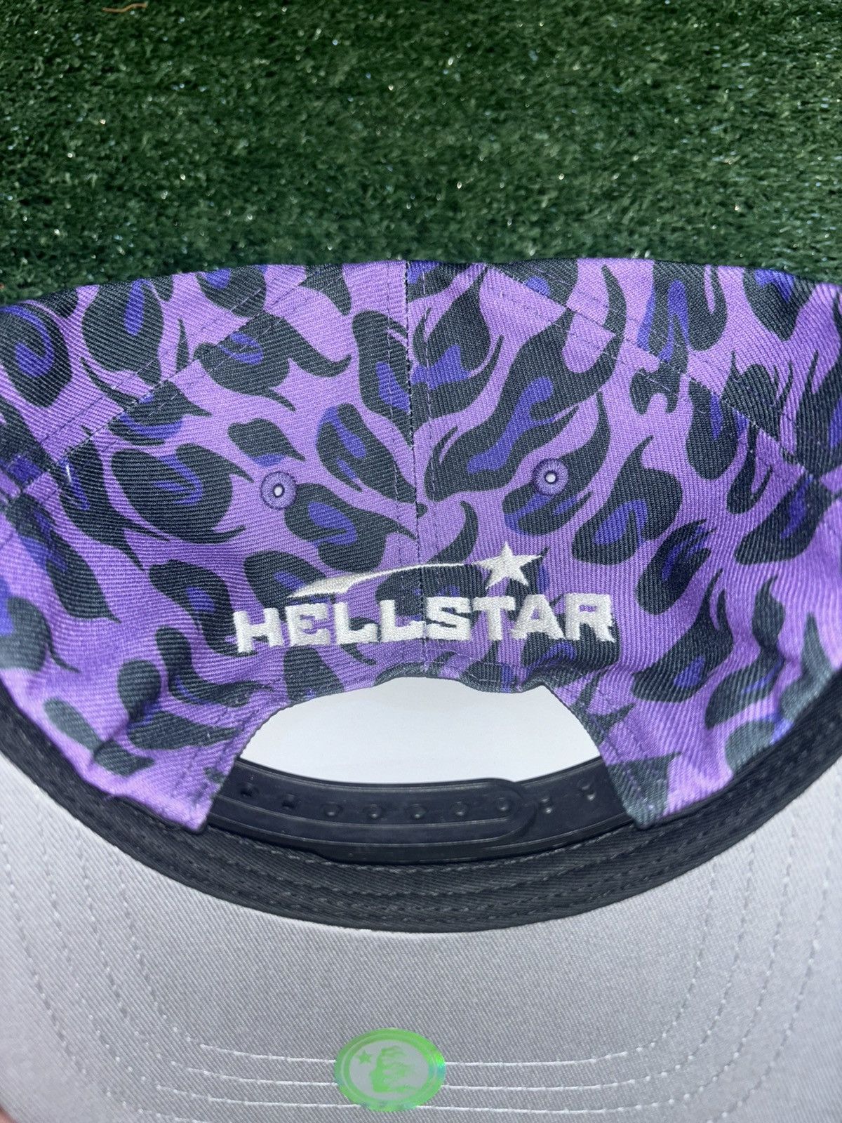 HELLSTAR Hellstar Hat Purple Cheetah Print Size ONE SIZE - 4 Thumbnail