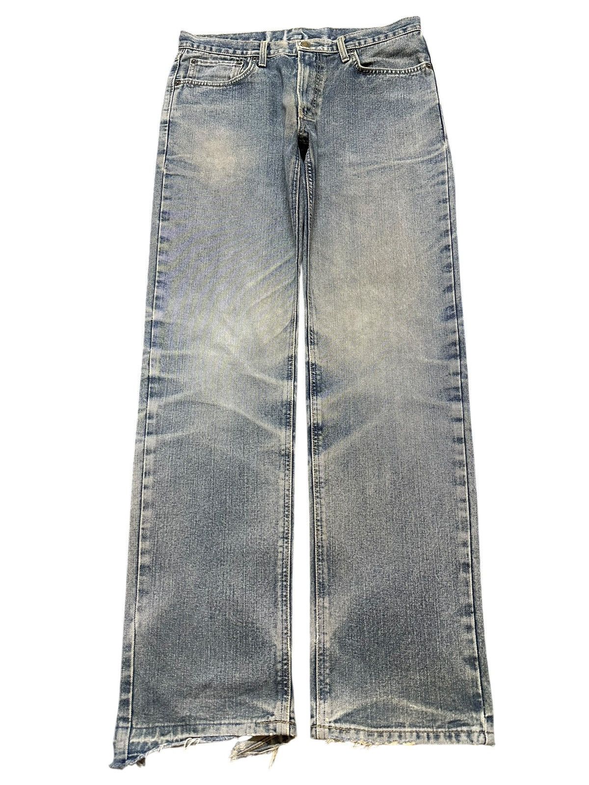 Edwin Vintage Japan Edwin 403 Blue Faded Clawmark Wash Style Jeans Size US 34 / EU 50 - 1 Thumbnail
