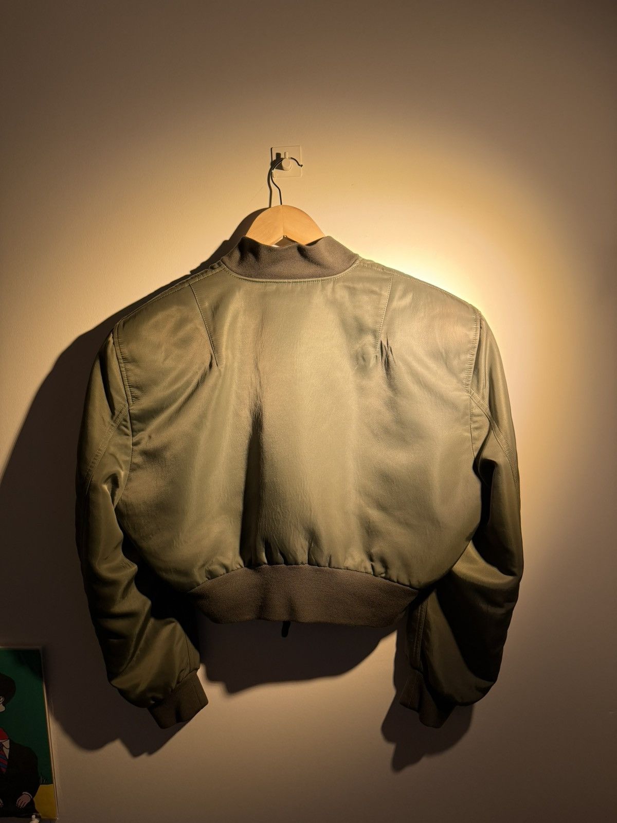 Balenciaga Balenciaga SS17 Padded Shoulder Cropped MA-1 Bomber Jacket Size US S / EU 44-46 / 1 - 2 Thumbnail