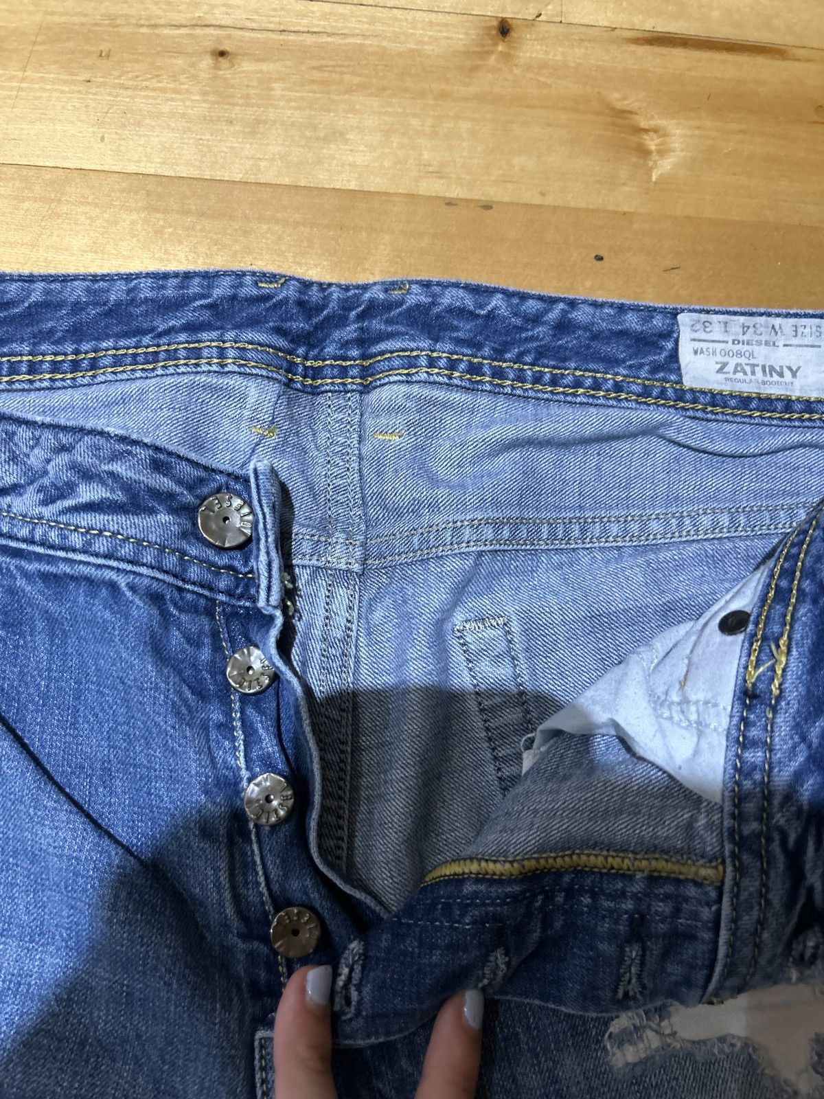 Diesel Diesel Industry Denim Division Size US 34 / EU 50 - 7 Thumbnail