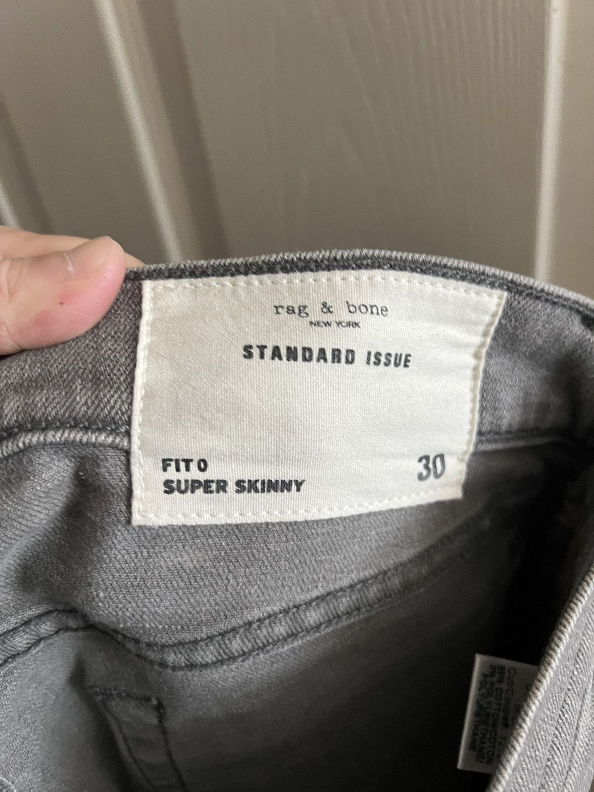 Rag & Bone Rag and Bone Skinny Denim Size US 30 / EU 46 - 4 Thumbnail