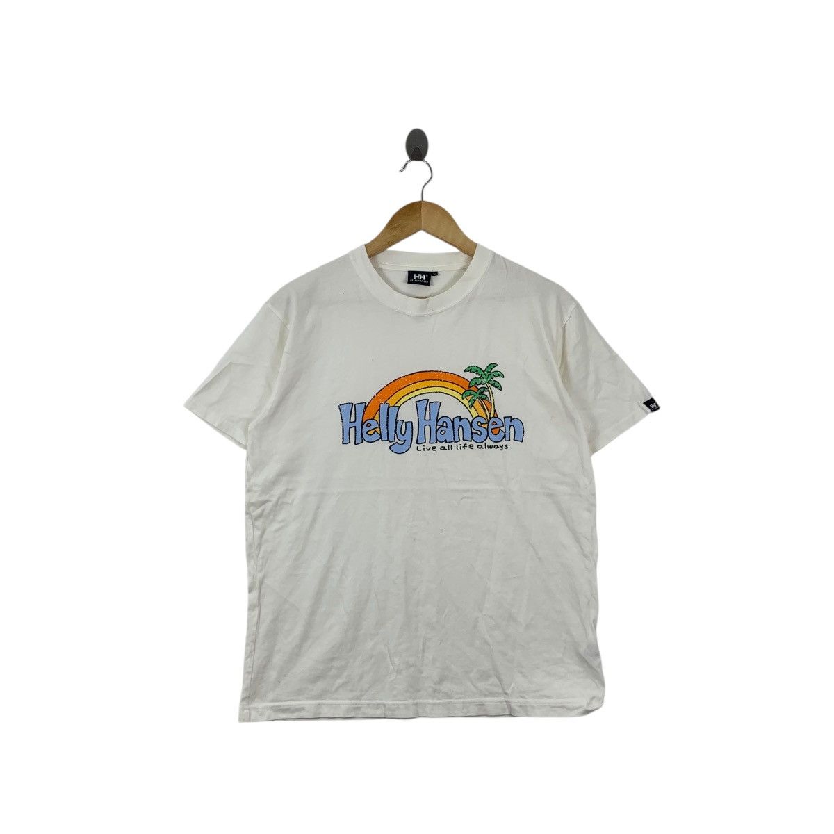 Helly Hansen HELLY HANSEN HAWAII Beach Summer Vacation Live Tee Shirt Size L / US 10 / IT 46 - 1 Thumbnail