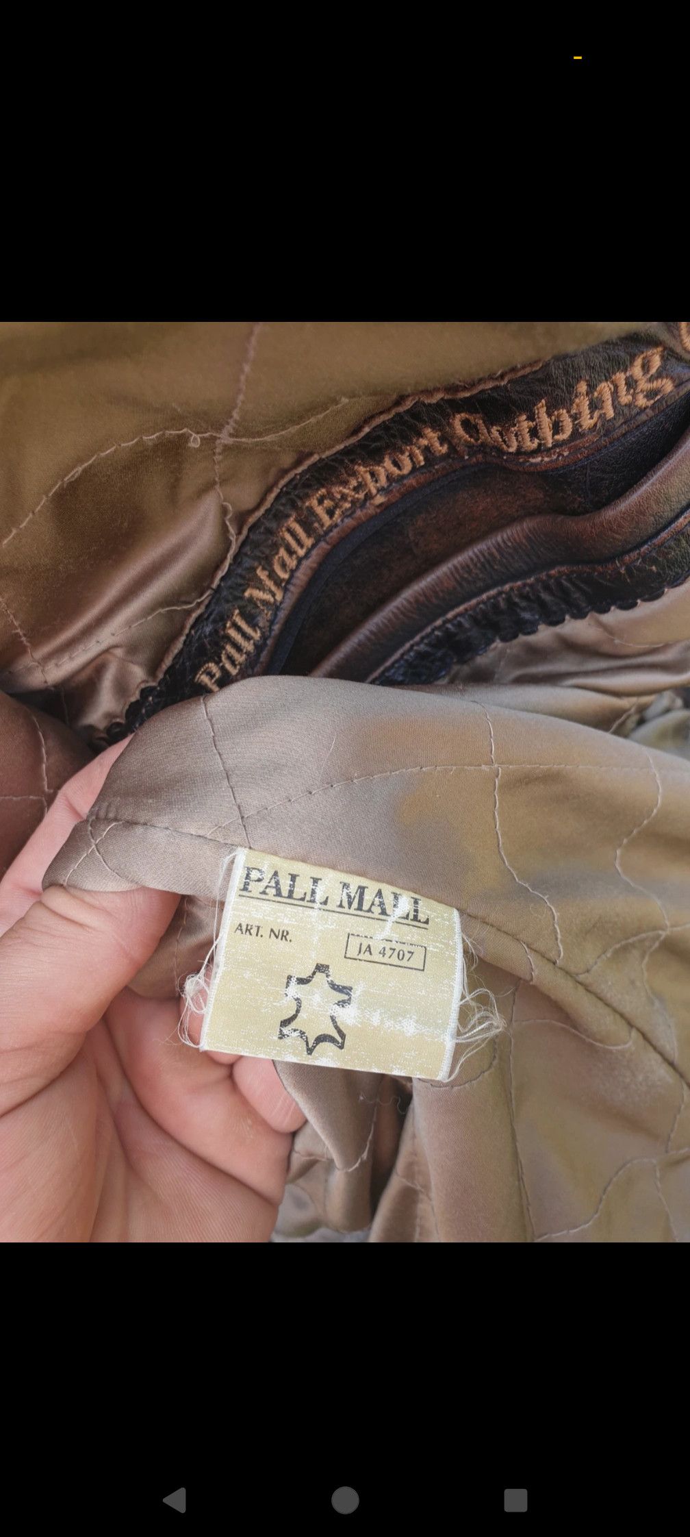 Leather × Vintage Pall Mall EXPORT Clothing Company AMERICAN CLASSIC Size US XL / EU 56 / 4 - 3 Thumbnail