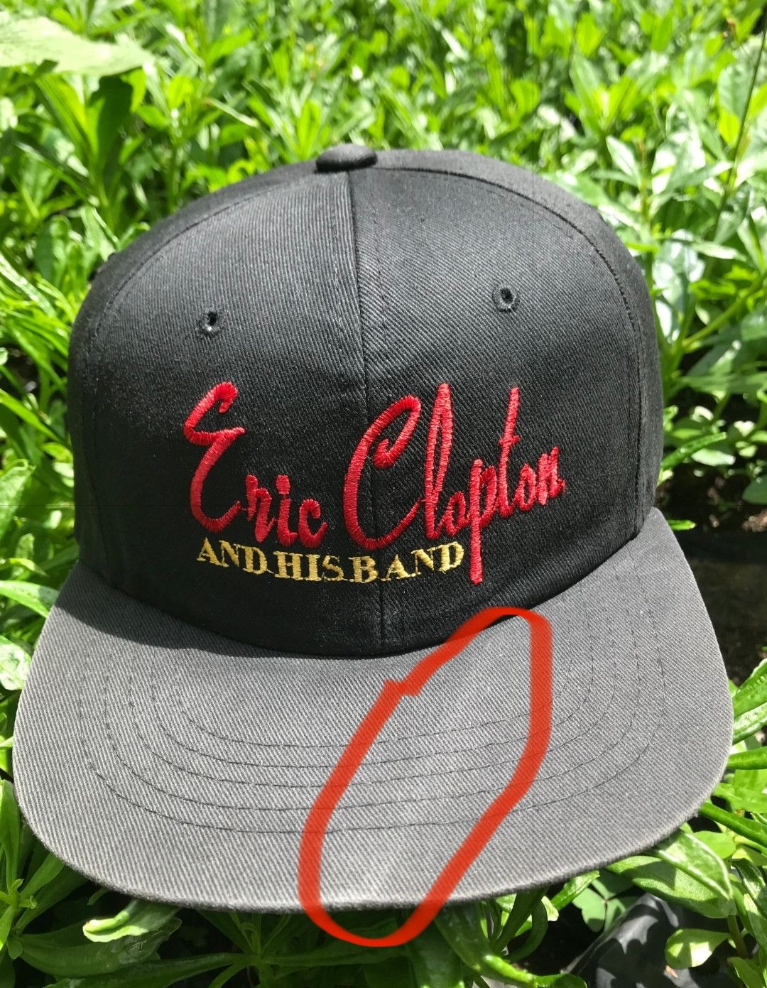Band Tees Eric Clapton Japan Tour 1993 Snapback Cap Hat Size ONE SIZE - 2 Thumbnail