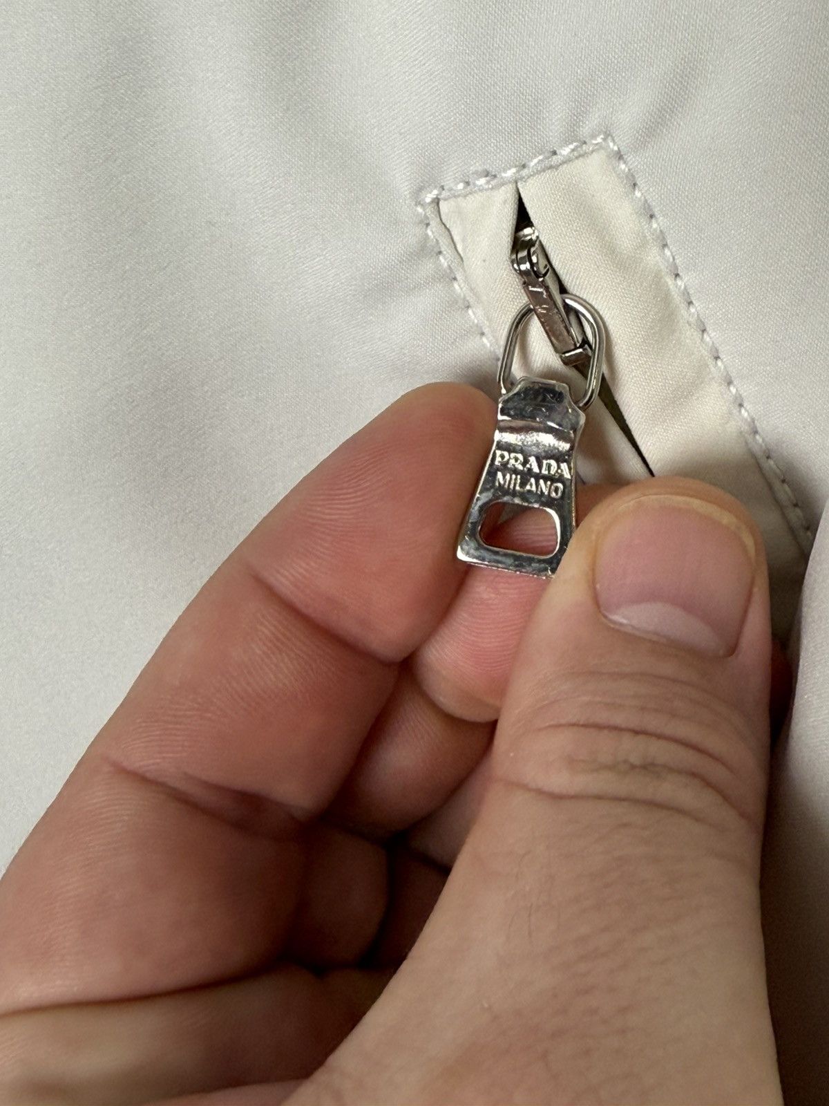 Prada Prada Sport Gore-Tex White Technical Bomber Jacket Size 56 Size US XL / EU 56 / 4 - 15 Thumbnail