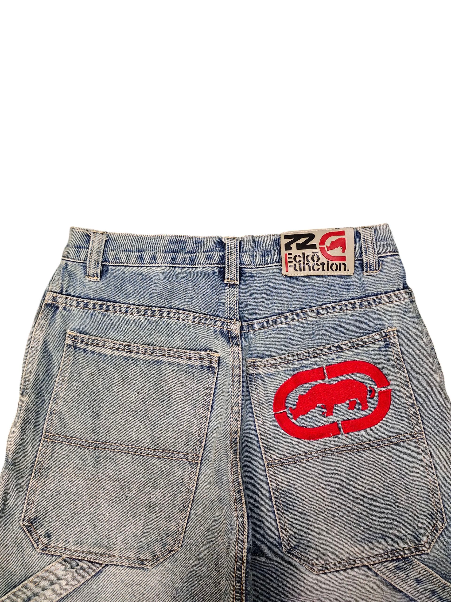 Ecko Unltd. Vintage Y2k Ecko Function Double Knee Carpenter Short Jeans Size US 29 - 3 Thumbnail