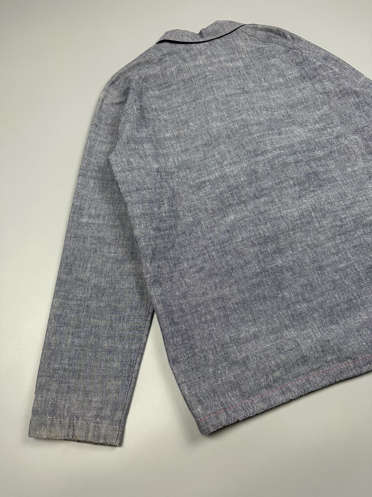 Designer × Japanese Brand Japanese Scanner Varsity Soft Denim Jacket Size US L / EU 52-54 / 3 - 12 Thumbnail