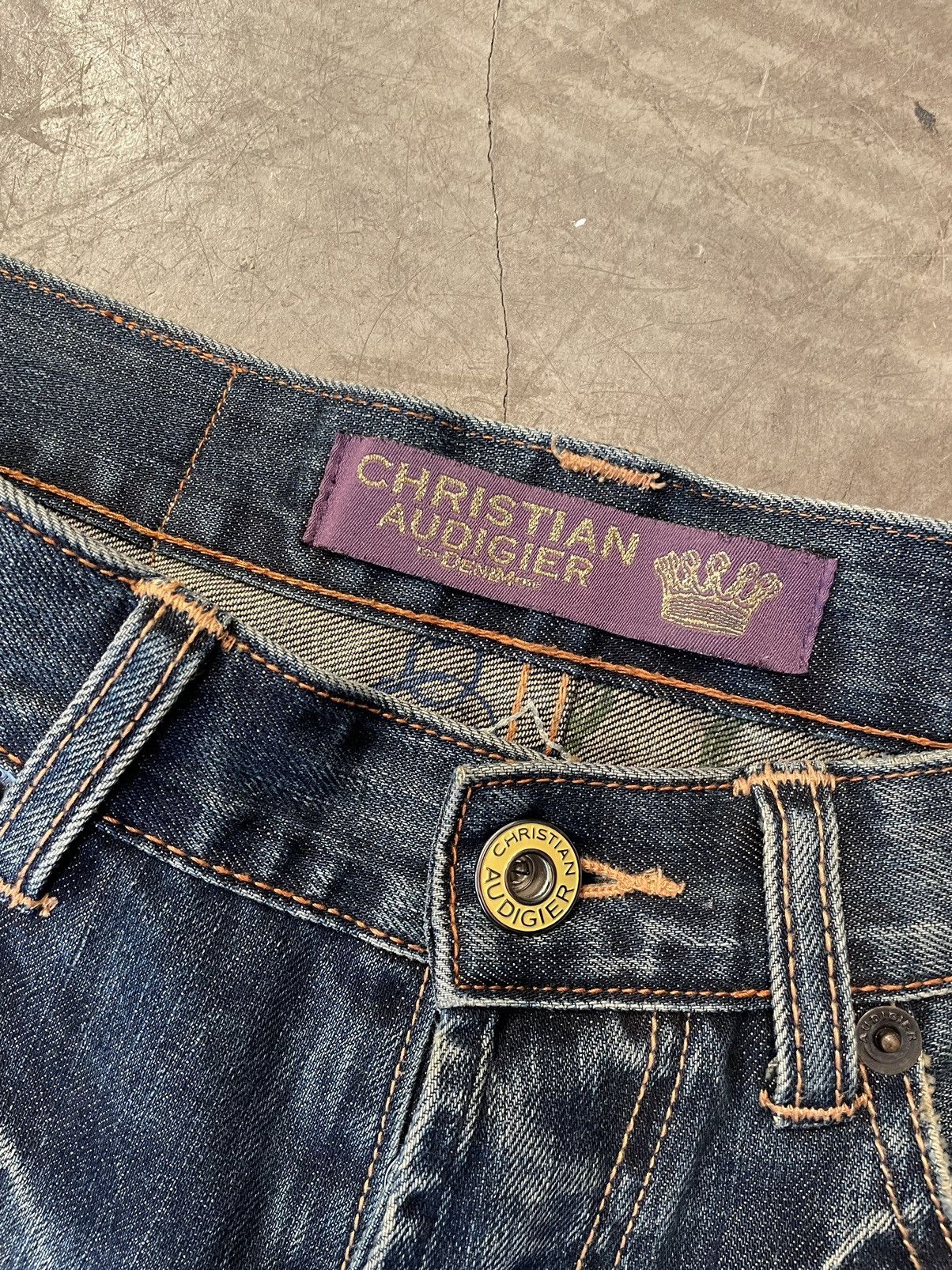 Christian Audigier Christian Audigier snake jeans pants Size US 32 / EU 48 - 4 Thumbnail