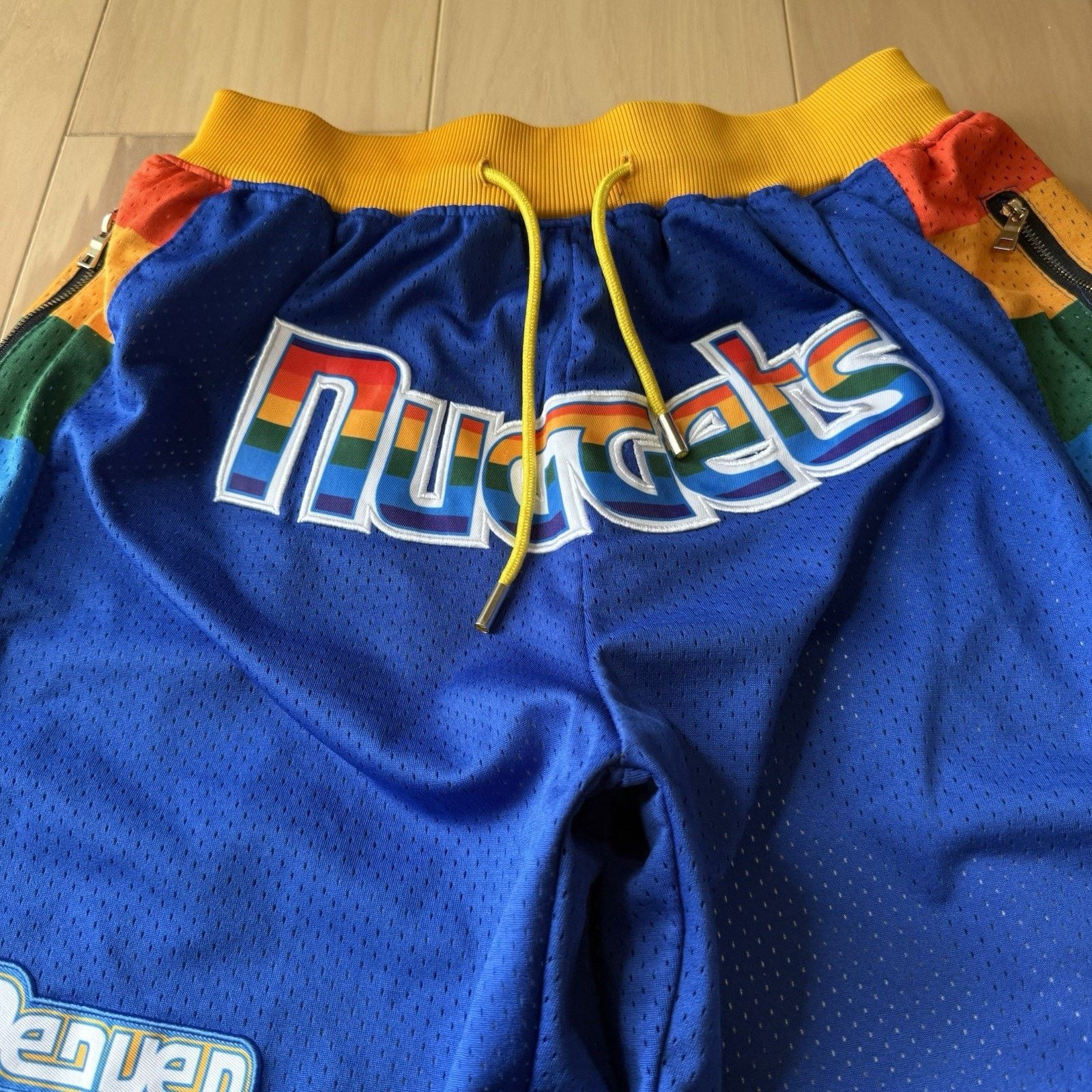 Just Don Denver Nuggets Shorts Large Blue Just Don NBA Basketball Size US 26 / EU 42 - 3 Thumbnail