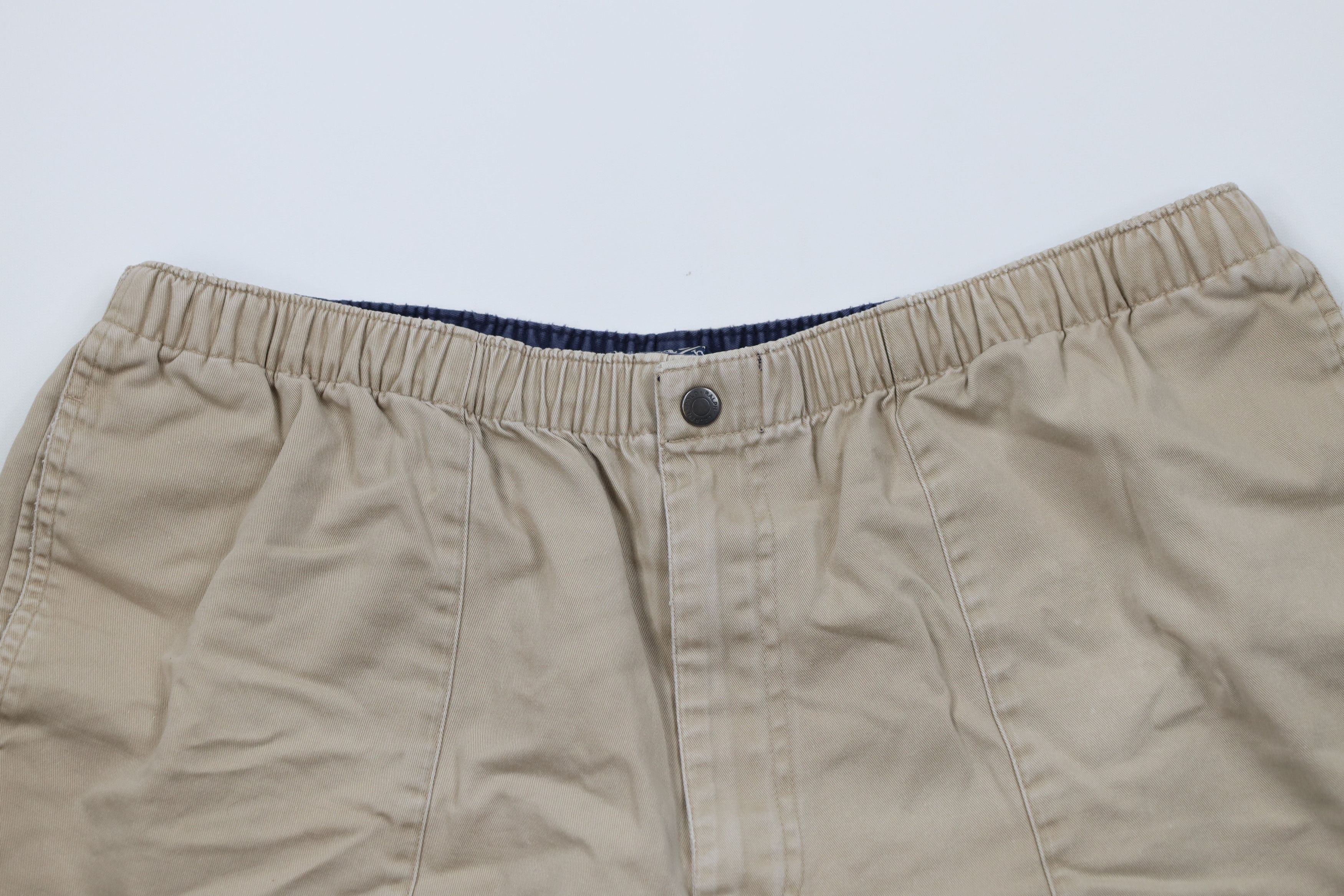 Polo Ralph Lauren Vintage 90s Ralph Lauren Above Knee Shorts Beige Cotton Size US 38 / EU 54 - 2 Thumbnail