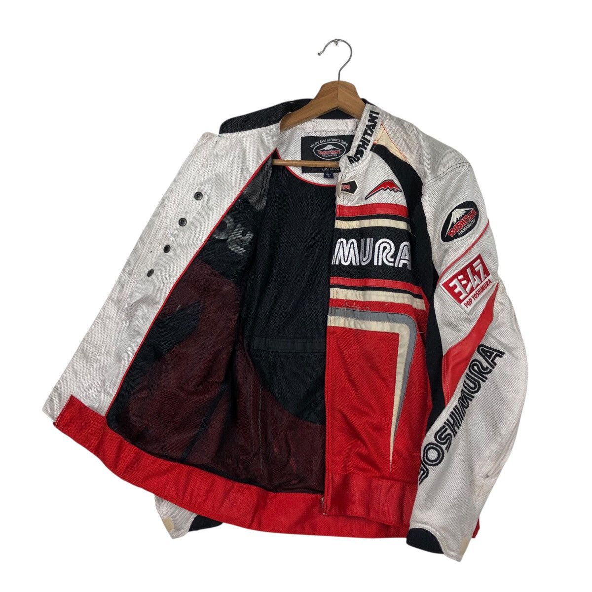 Vintage 📌Vintage Biker Jacket Racing Wear Rider Kushitani Hamamatsu Size US L / EU 52-54 / 3 - 14 Thumbnail