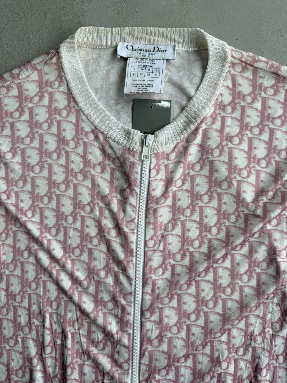 Dior Archive Dior - John Galliano Era Silk Oblique Jacket Size M / US 6-8 / IT 42-44 - 2 Thumbnail