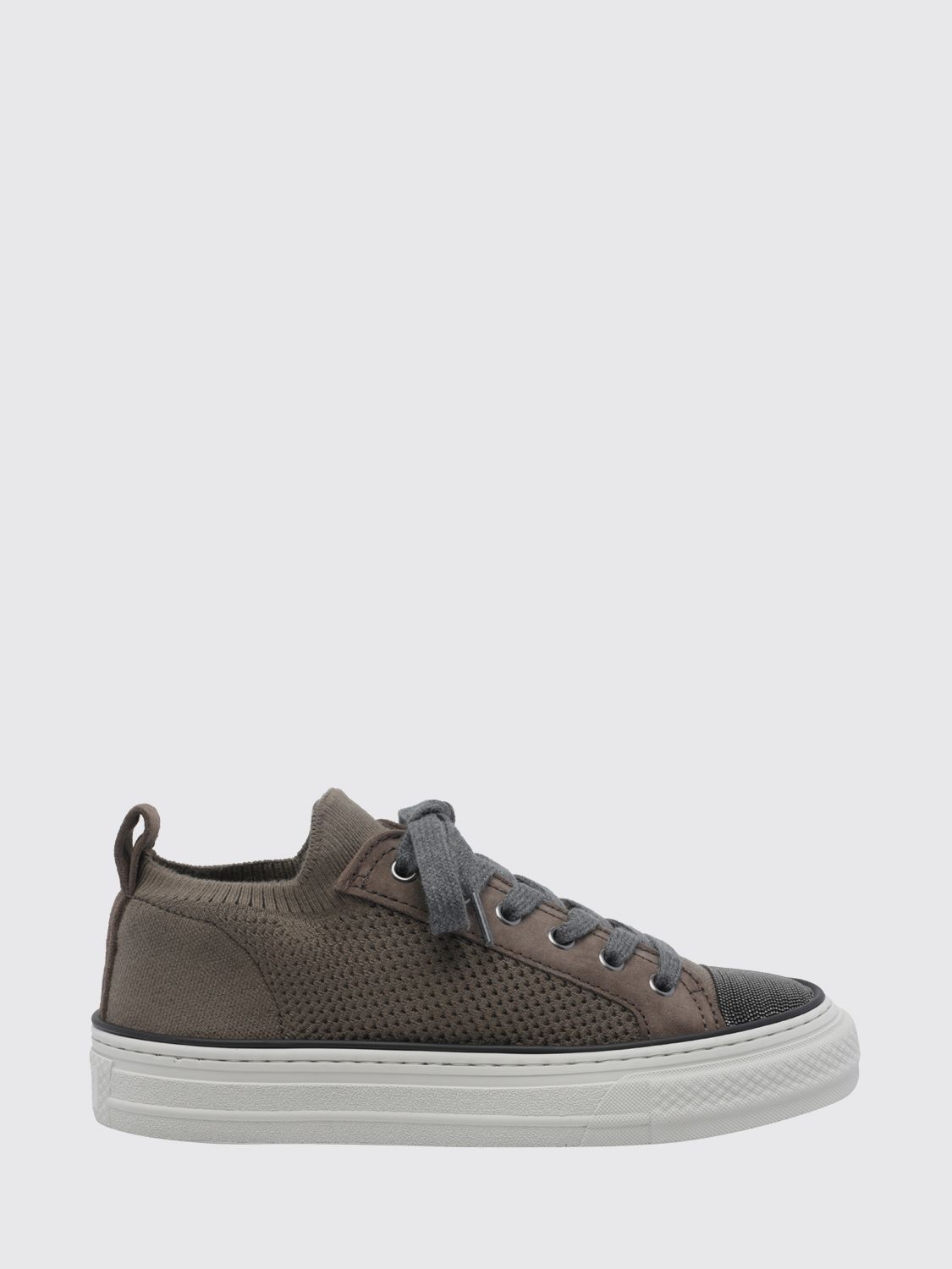Brunello Cucinelli Brunello Cucinelli Sneakers Woman Brown Size US 8 / IT 38 - 1 Thumbnail