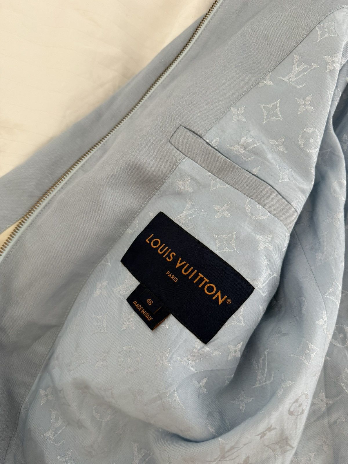Louis Vuitton Louis Vuitton Silk Mix Souvenir Jacket Size US M / EU 48-50 / 2 - 2 Thumbnail