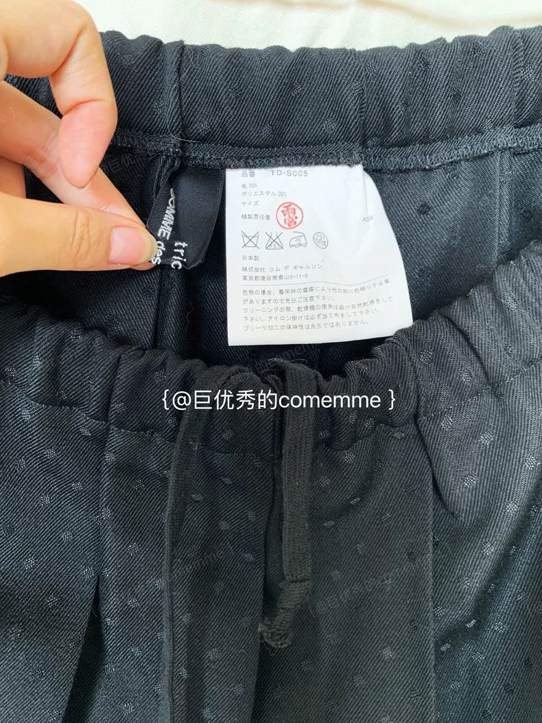Comme des Garcons Comme des Garcons size 均码 Black polka-dot elastic band woo Size 24" / US 00 / IT 34 - 5 Thumbnail