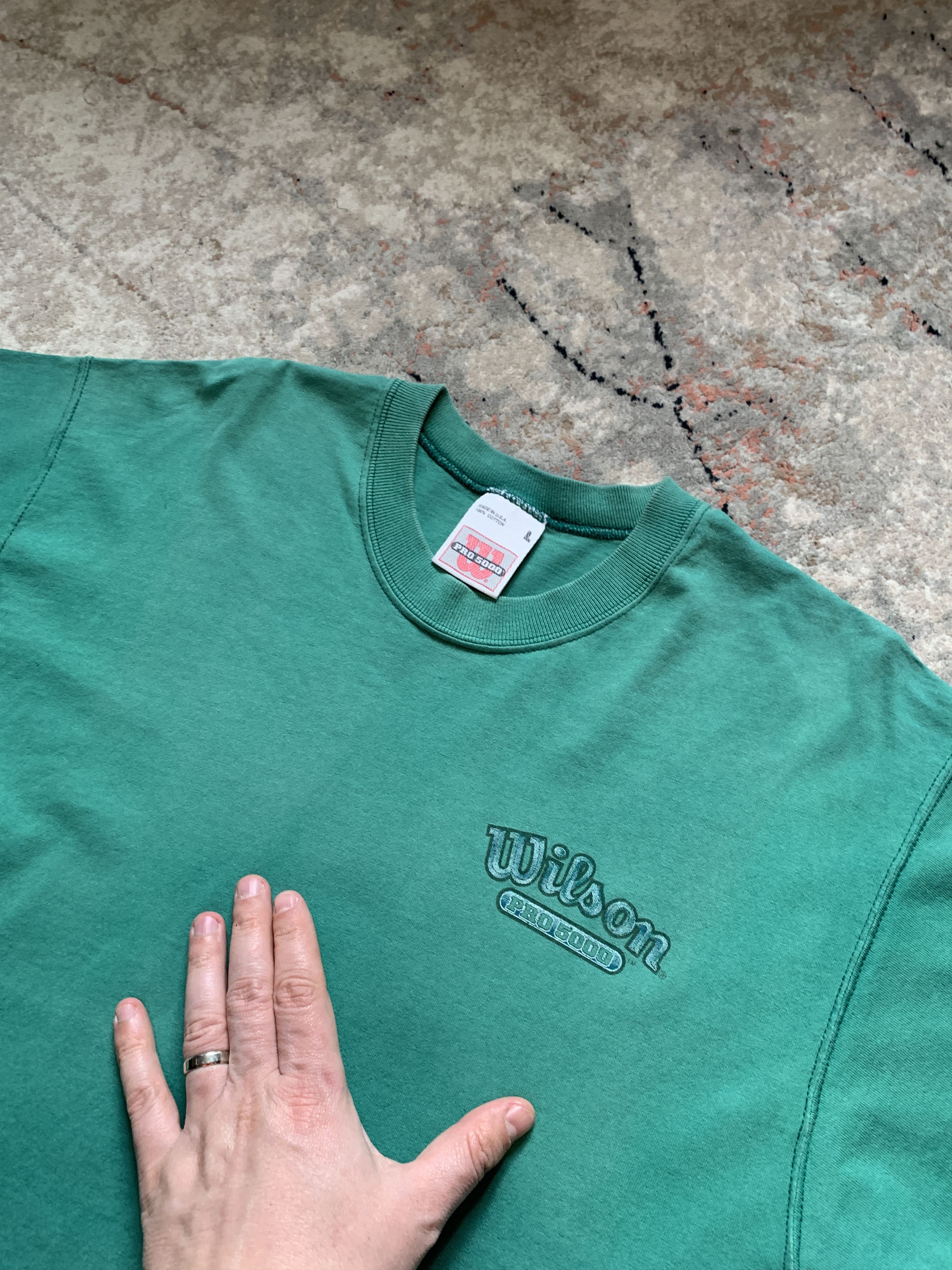 Vintage Vintage Wilson Pro 5000 Made In USA Tee Size US L / EU 52-54 / 3 - 4 Thumbnail