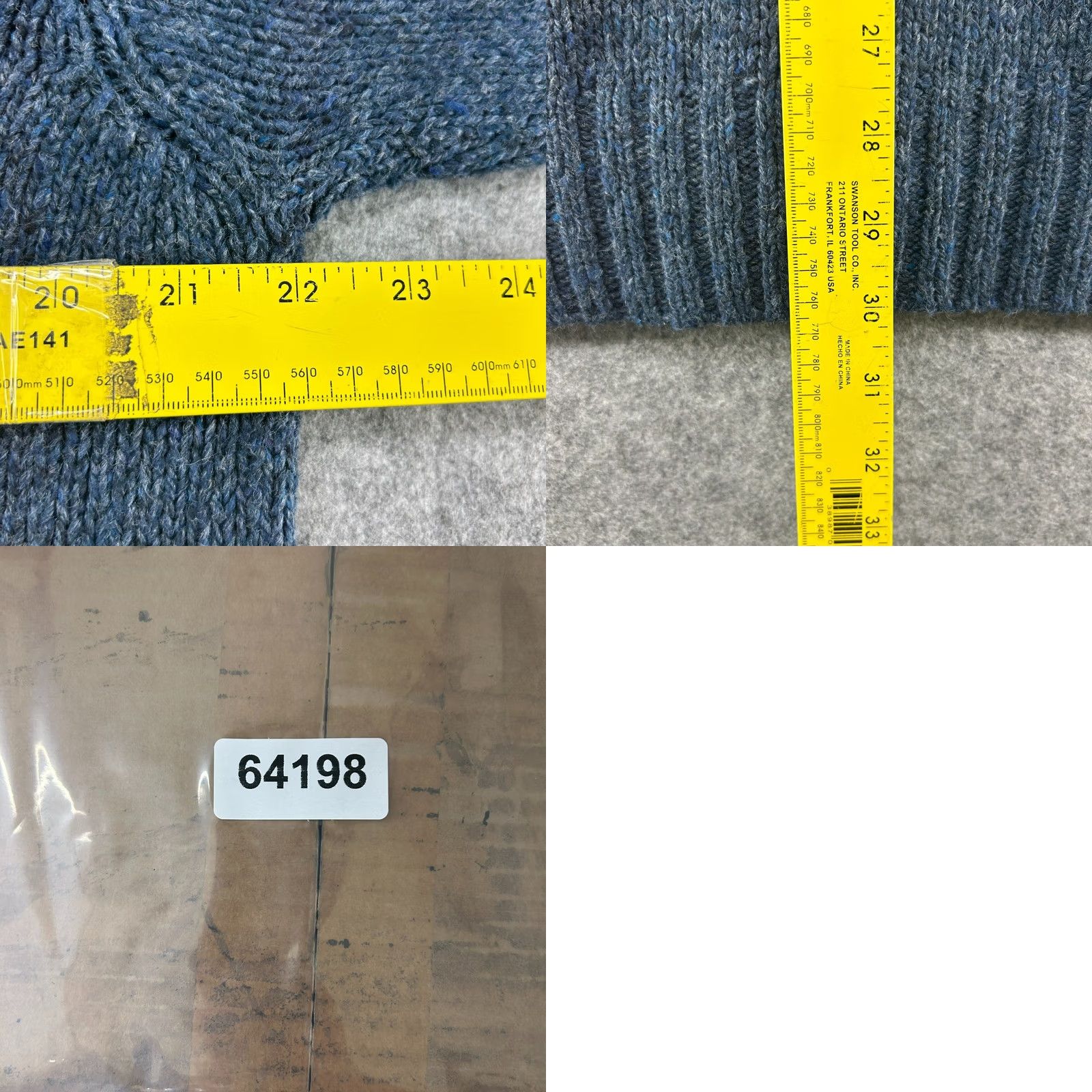 Vintage VINTAGE Ralph Lauren Denim & Supply Sweater Cardigan Womens L Blue Cable Knit Acrylic Long Y2K Size L / US 10 / IT 46 - 8 Thumbnail