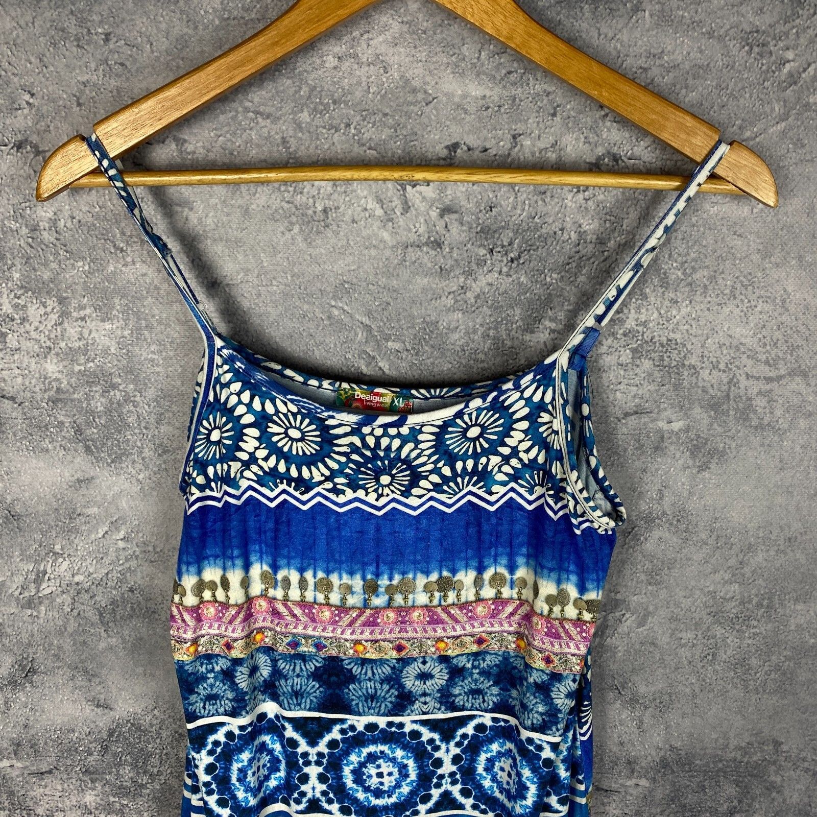 Desigual Desigual Overalls Women's Size XL Multicolor Sleeveless ` Size XL / US 12-14 / IT 48-50 - 2 Thumbnail