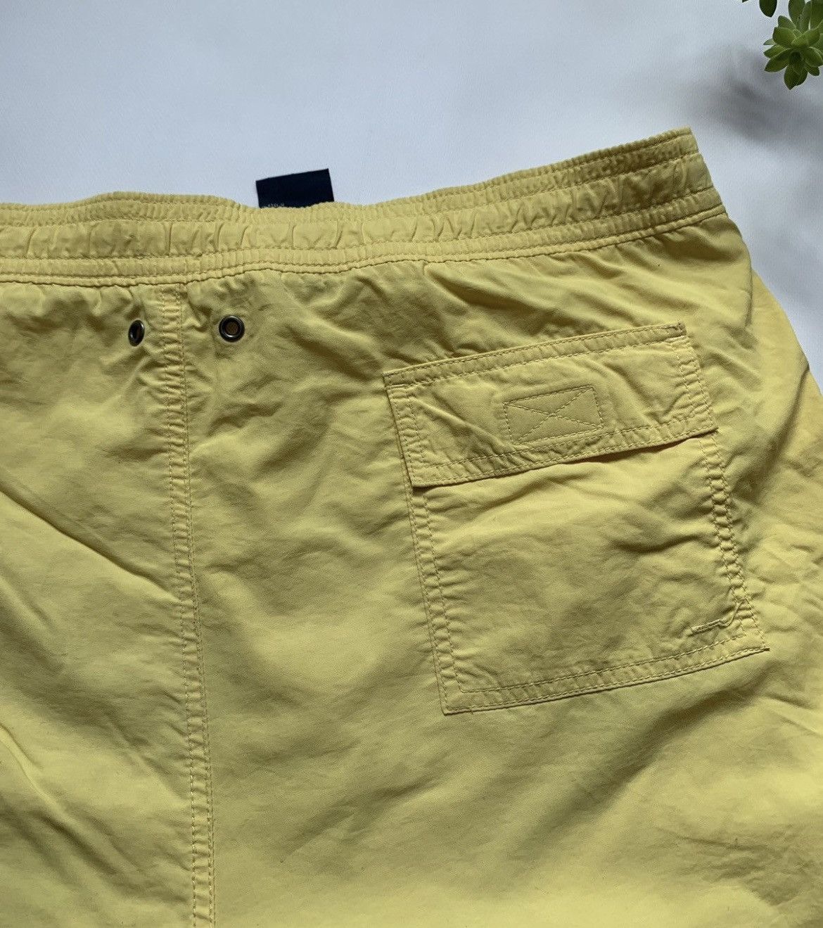 Polo Ralph Lauren Vintage Polo Ralph Lauren Swimming Shorts Nylon Yellow Size US 38 / EU 54 - 5 Thumbnail