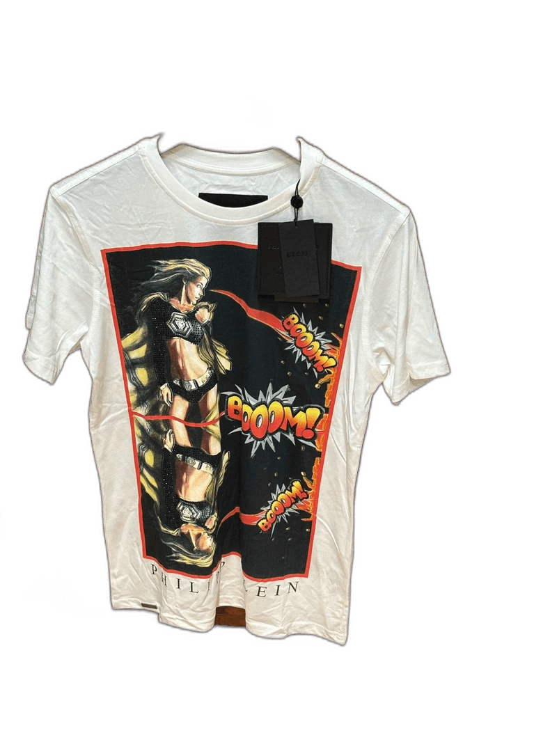 Balmain Philipp Plein Wonder Woman Graphic T-Shirt Size US S / EU 44-46 / 1 - 1 Thumbnail