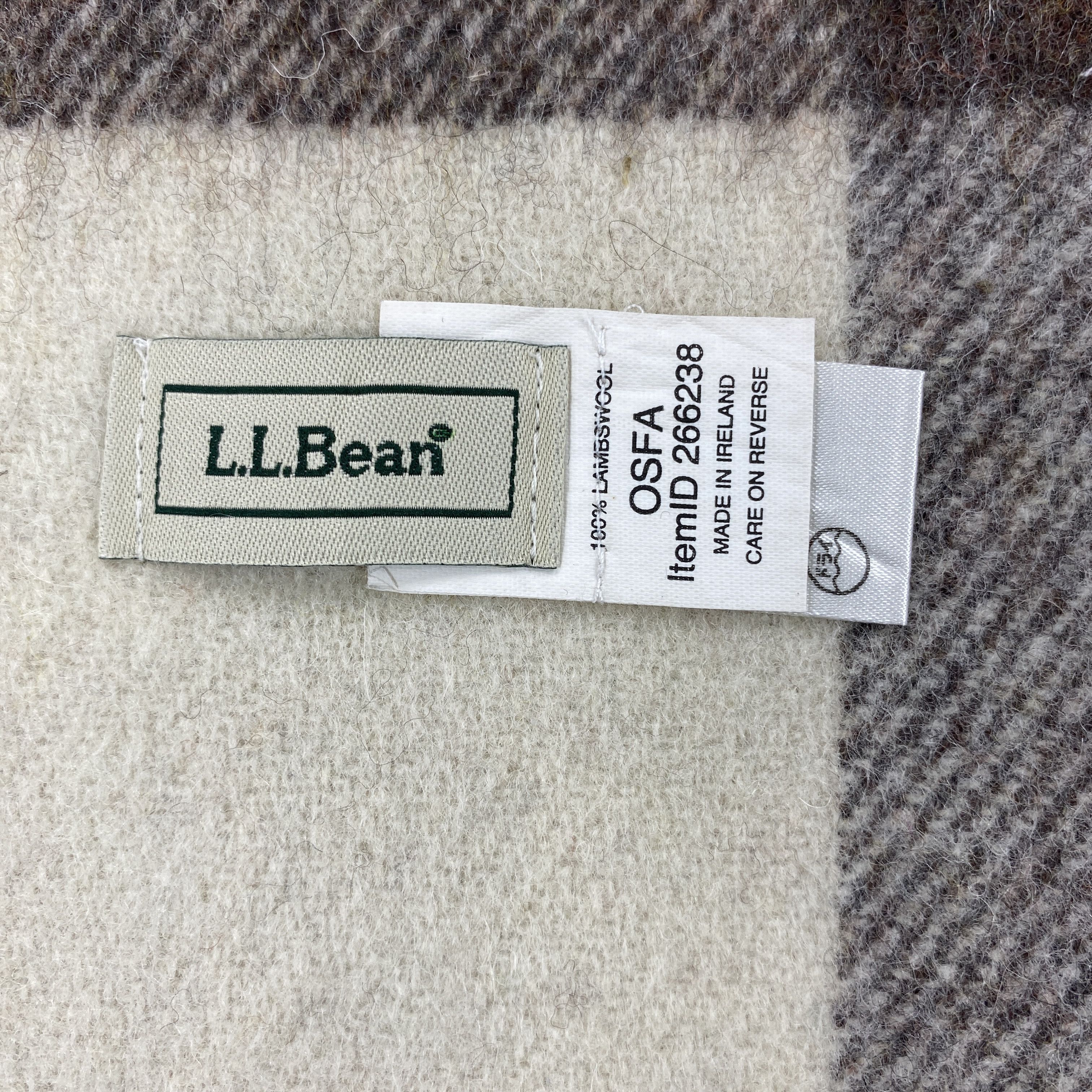 L.L. Bean × Vintage L.L. Bean Scarf # Muffler # Neckwear # D696 Size ONE SIZE - 2 Thumbnail