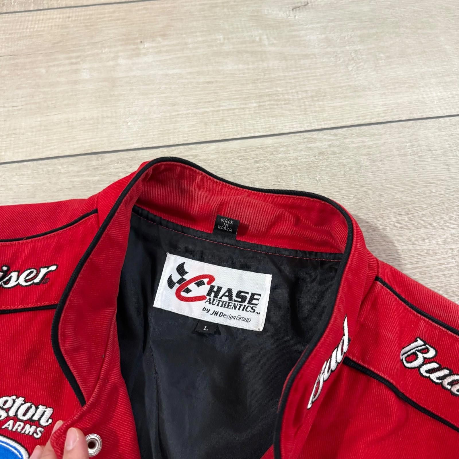 Chase Authentics Vintage Budweiser NASCAR Jacket Dale Earnhardt Jr 8 Chase L Size US L / EU 52-54 / 3 - 3 Thumbnail