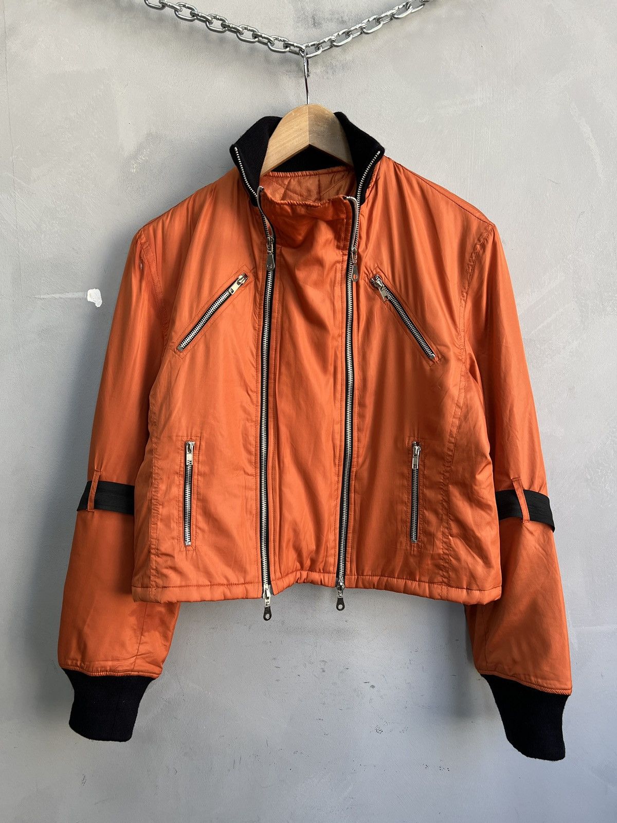 Japanese Brand Bondage moto jacket helmut lang style archive opium y2k Size US M / EU 48-50 / 2 - 2 Thumbnail