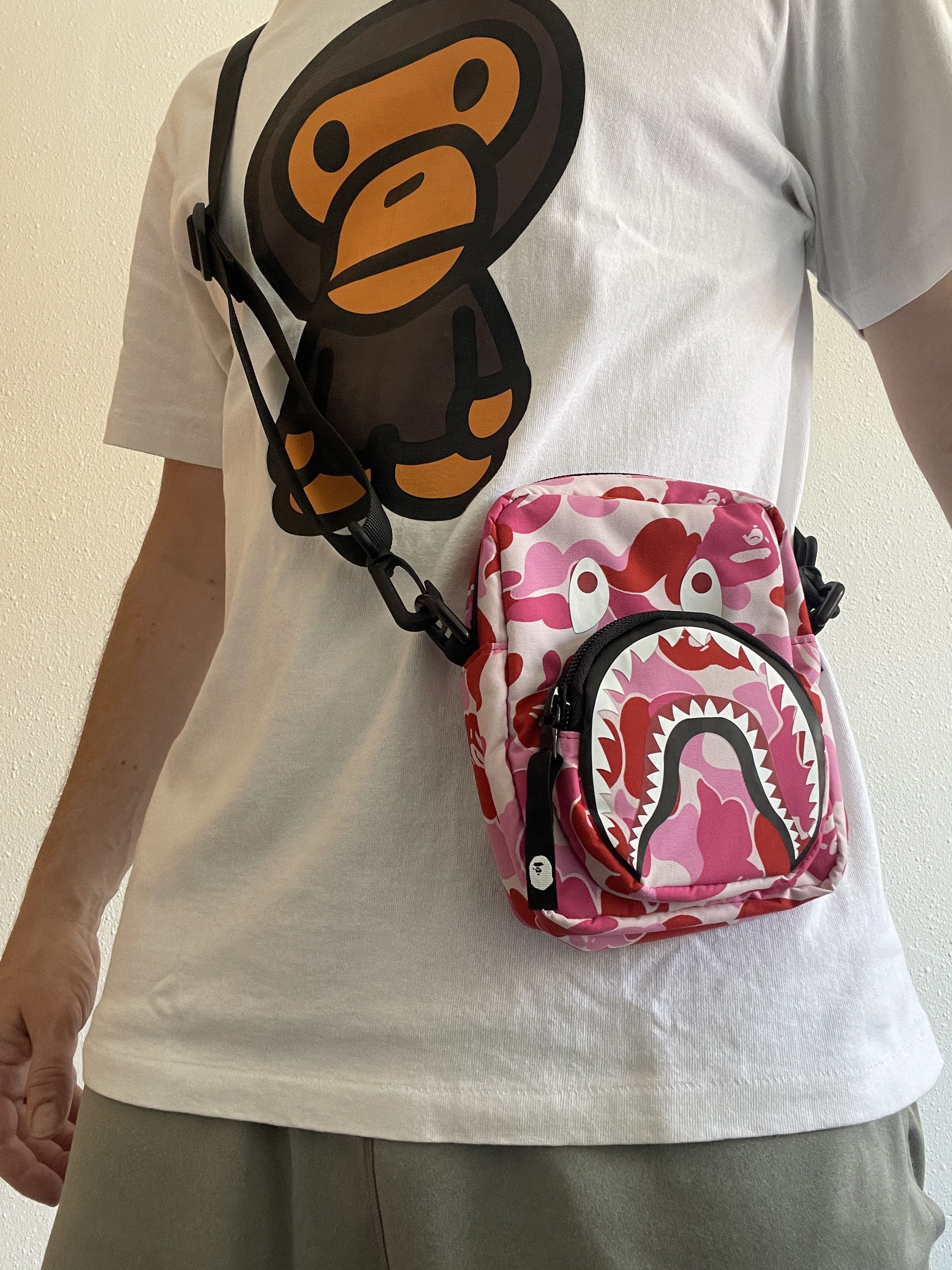 Bape BAPE ABC CAMO SHARK MINI BAG Size ONE SIZE - 3 Thumbnail