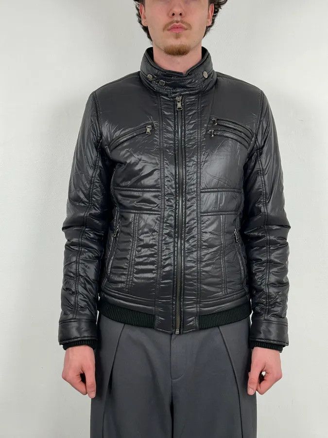 Dolce & Gabbana 2000s Dolce & Gabbana Obscure Dark Astro Puffer Jacket Size US M / EU 48-50 / 2 - 2 Thumbnail