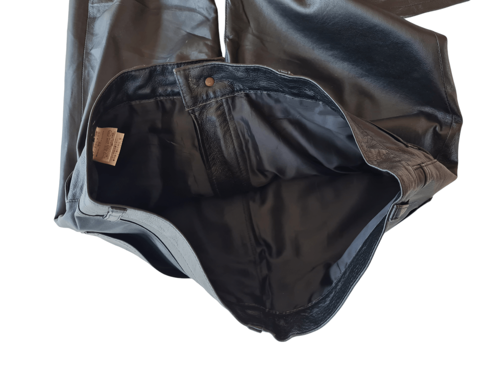 Comme Ca Ism × Genuine Leather × Vintage Vtg Comme Ca Ism Leather Pants Size US 32 / EU 48 - 6 Thumbnail