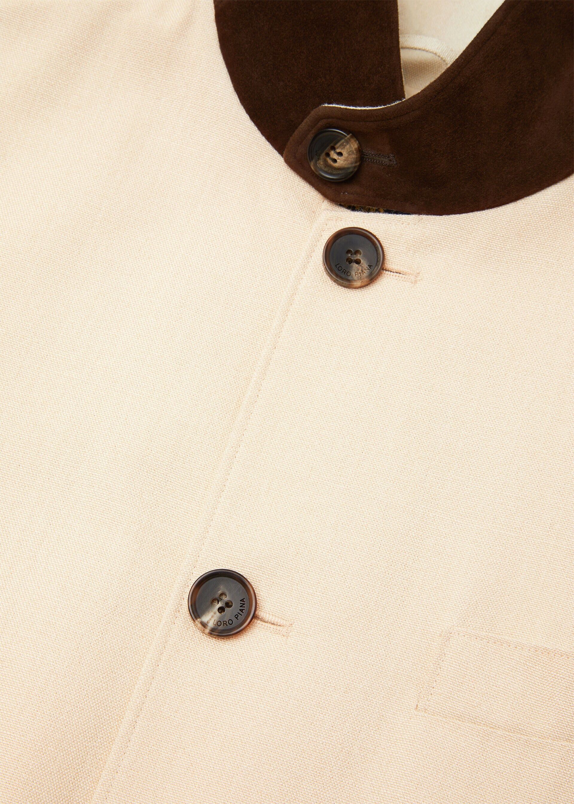 Loro Piana os11x0426 FAQ6870 Roadster Mini Jacket in Silent Armony Size S / US 4 / IT 40 - 3 Thumbnail